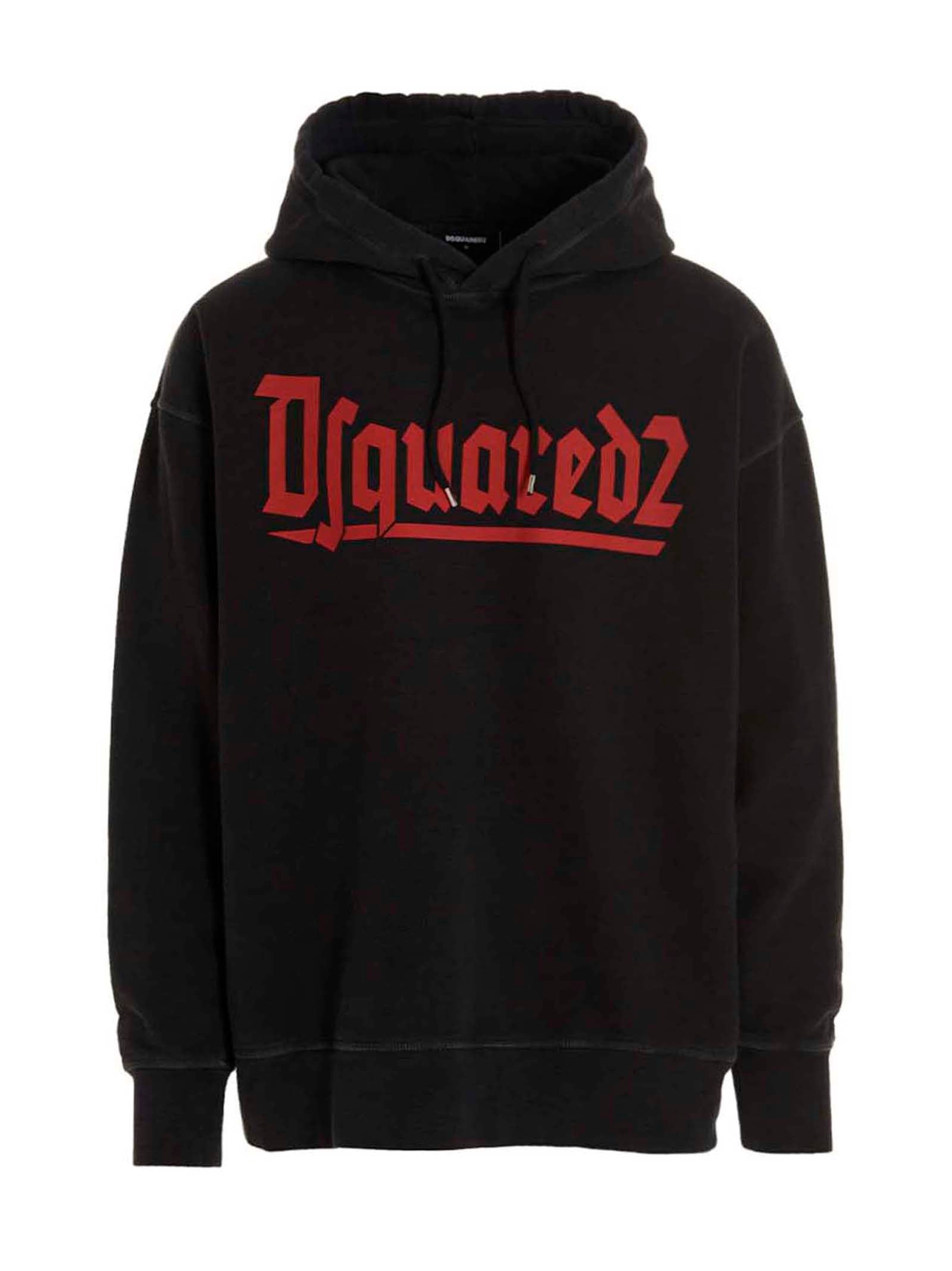 Dsquared² Schwarzer Baumwoll-Sweatshirt