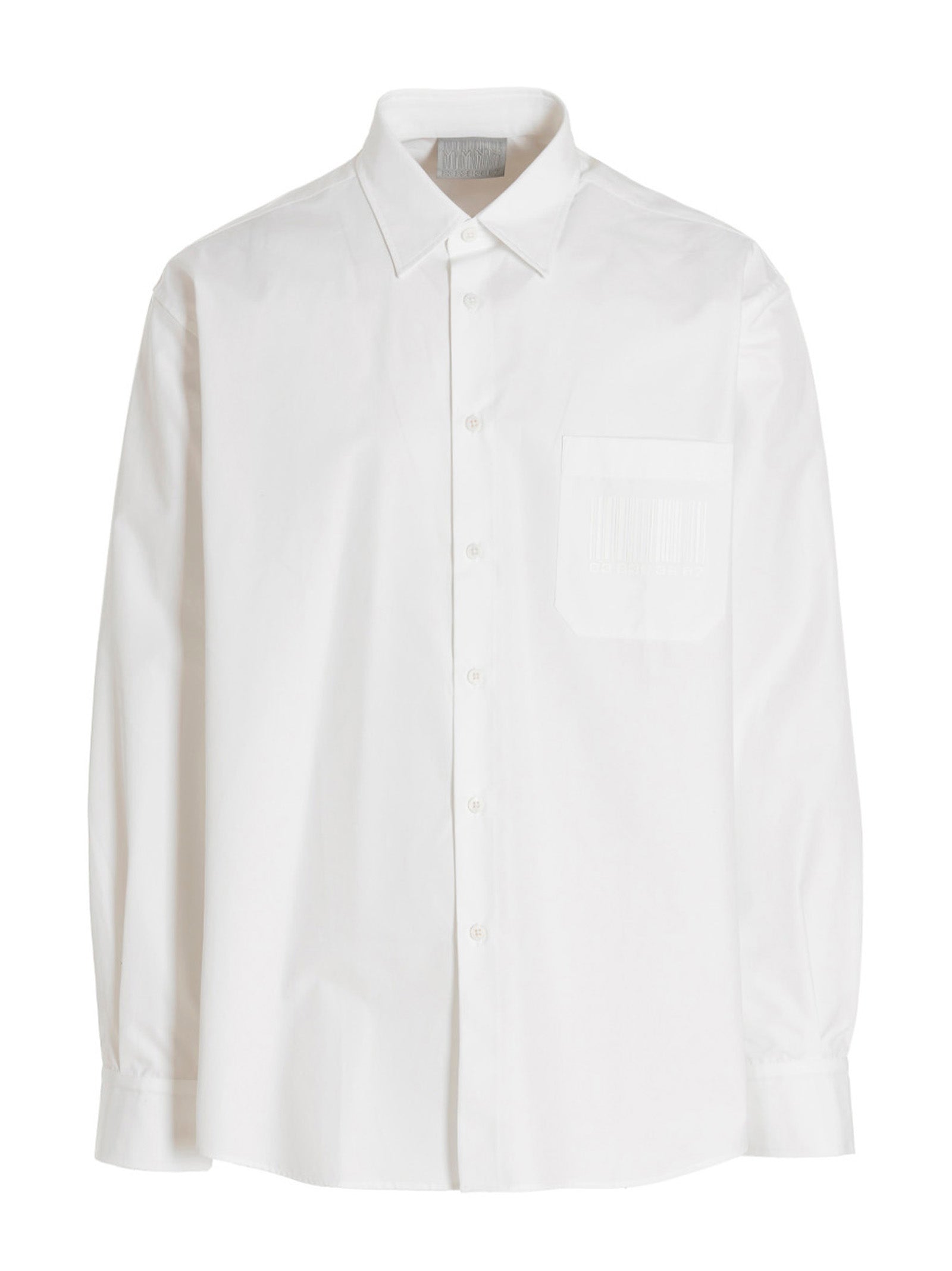VTMNTS Weiße Baumwollbluse