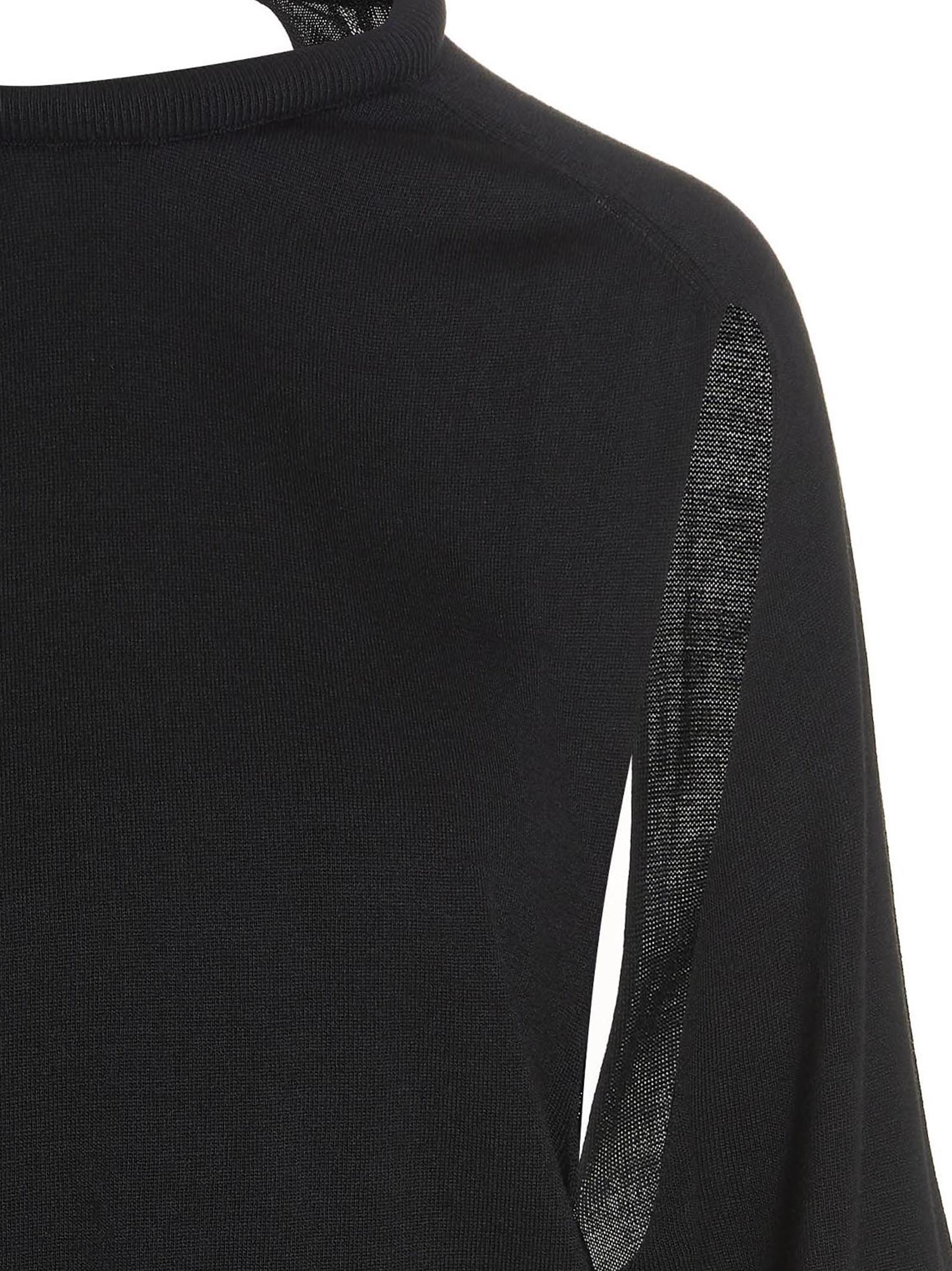 RAMAEL Schwarzer Seiden-Cardigan