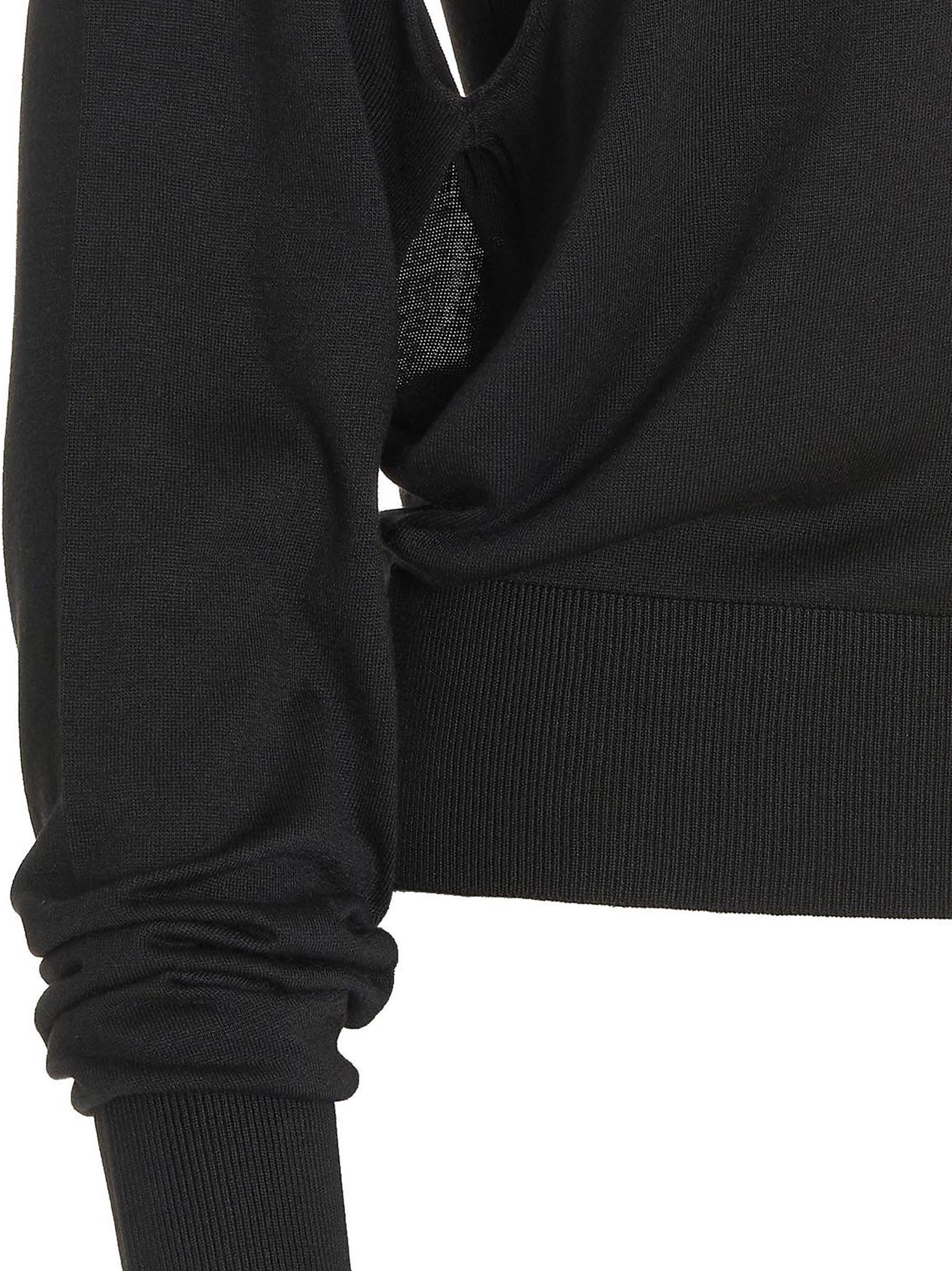 RAMAEL Schwarzer Seiden-Cardigan