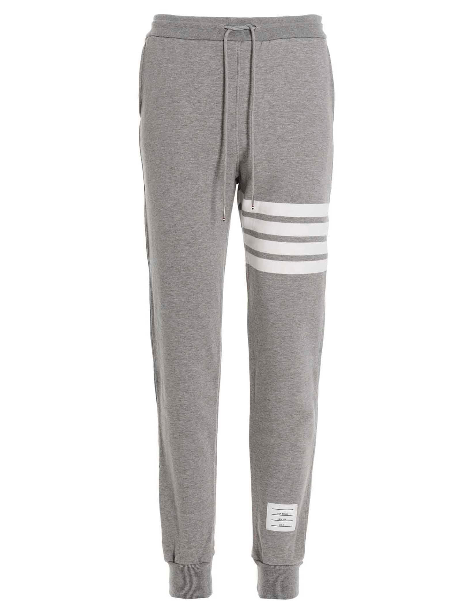 Thom Browne Graue Baumwoll-Jogginghose (Sporthose)