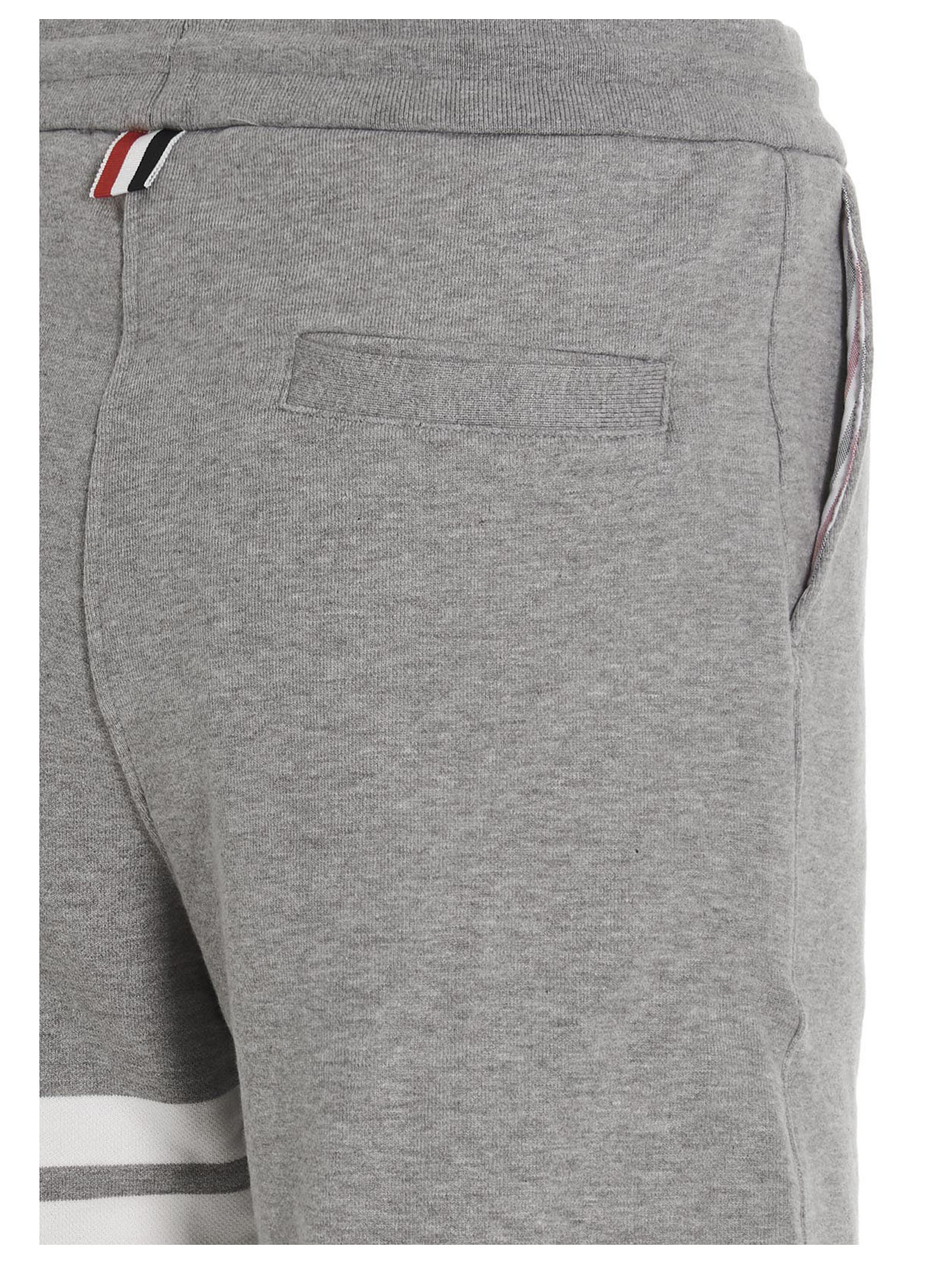 Thom Browne Graue Baumwoll-Jogginghose (Sporthose)