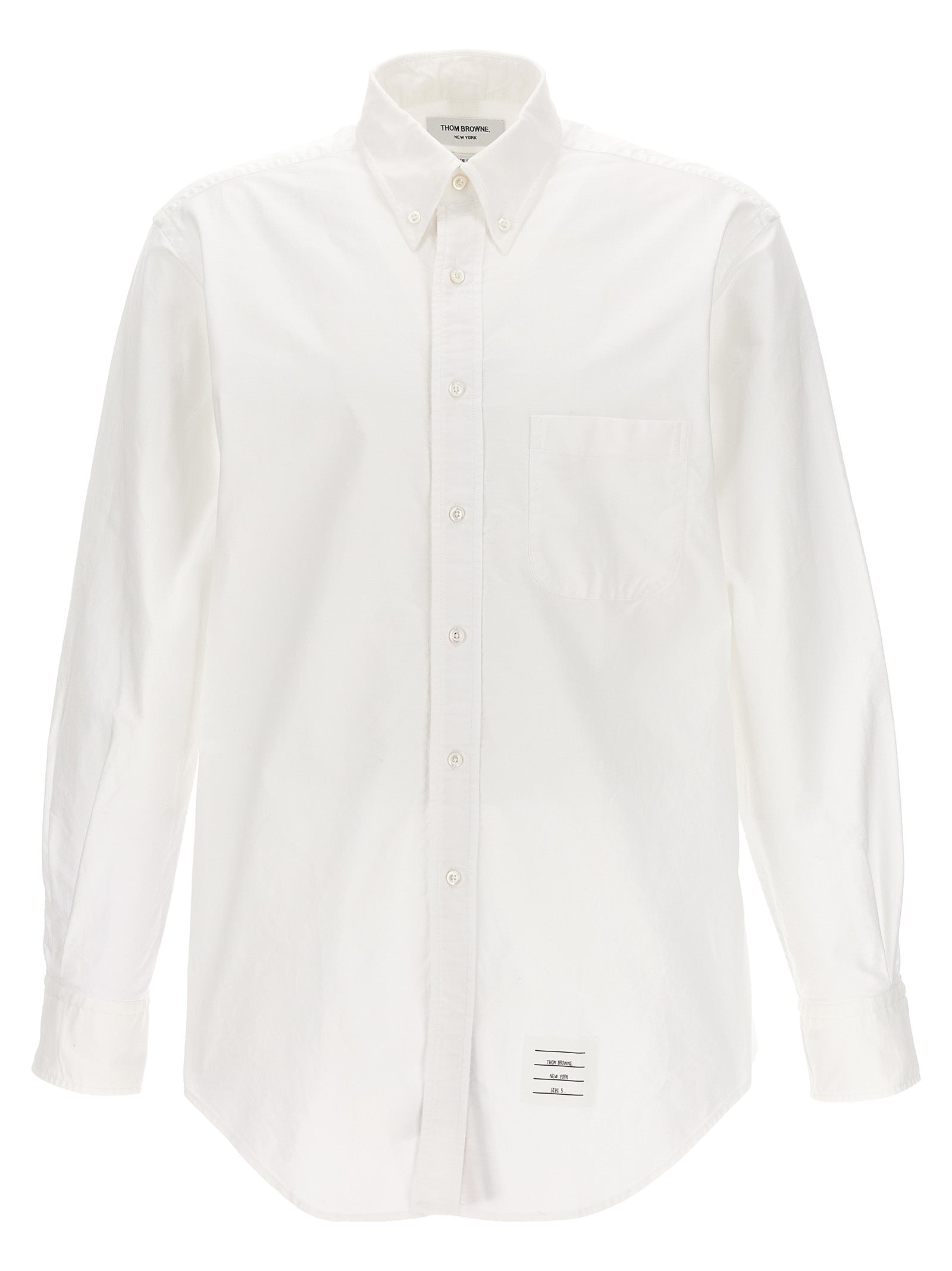 Thom Browne Weiße Baumwollbluse