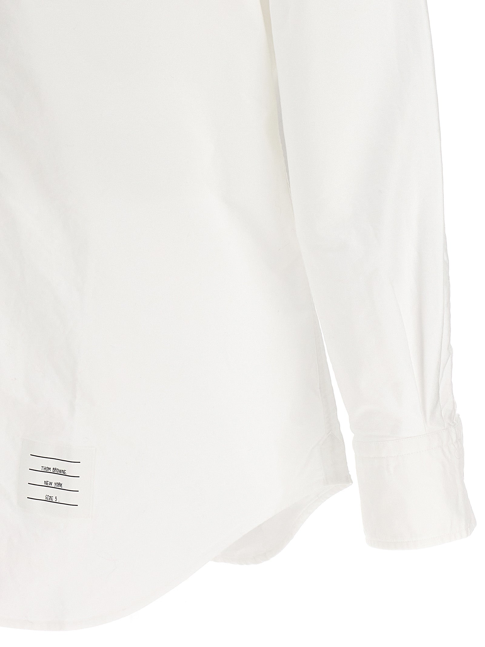 Thom Browne Weiße Baumwollbluse