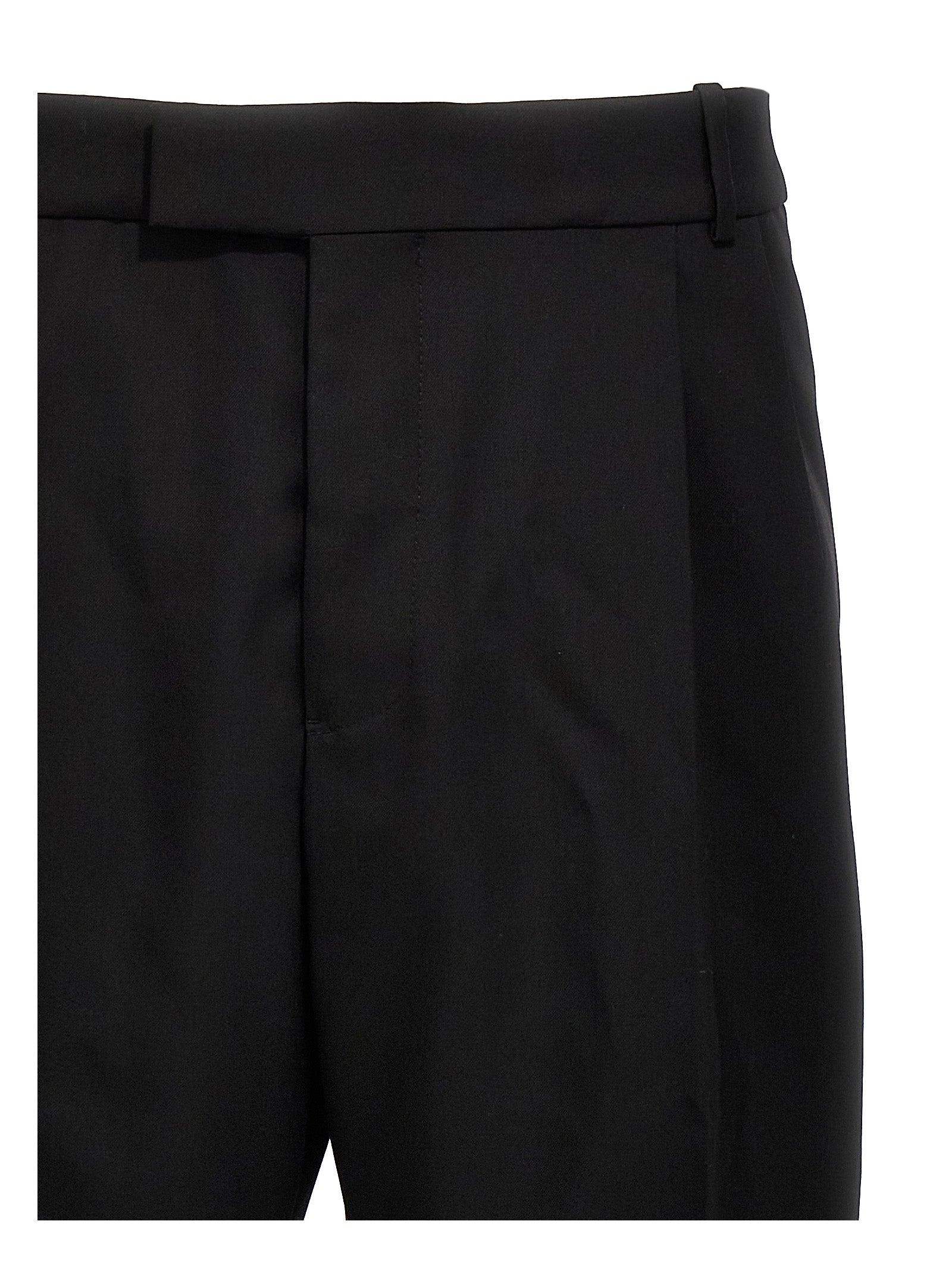 Alexander McQueen Schwarze Wollhose