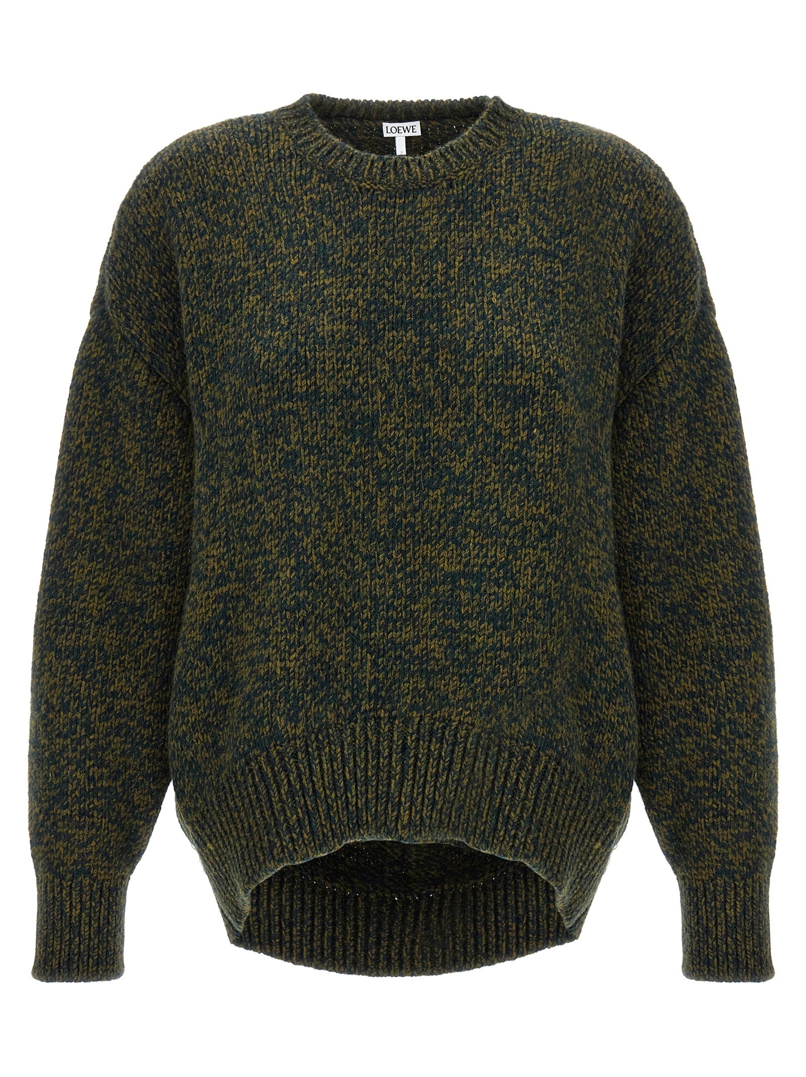 Loewe Zweifarbige Strickjacke aus Elasthan