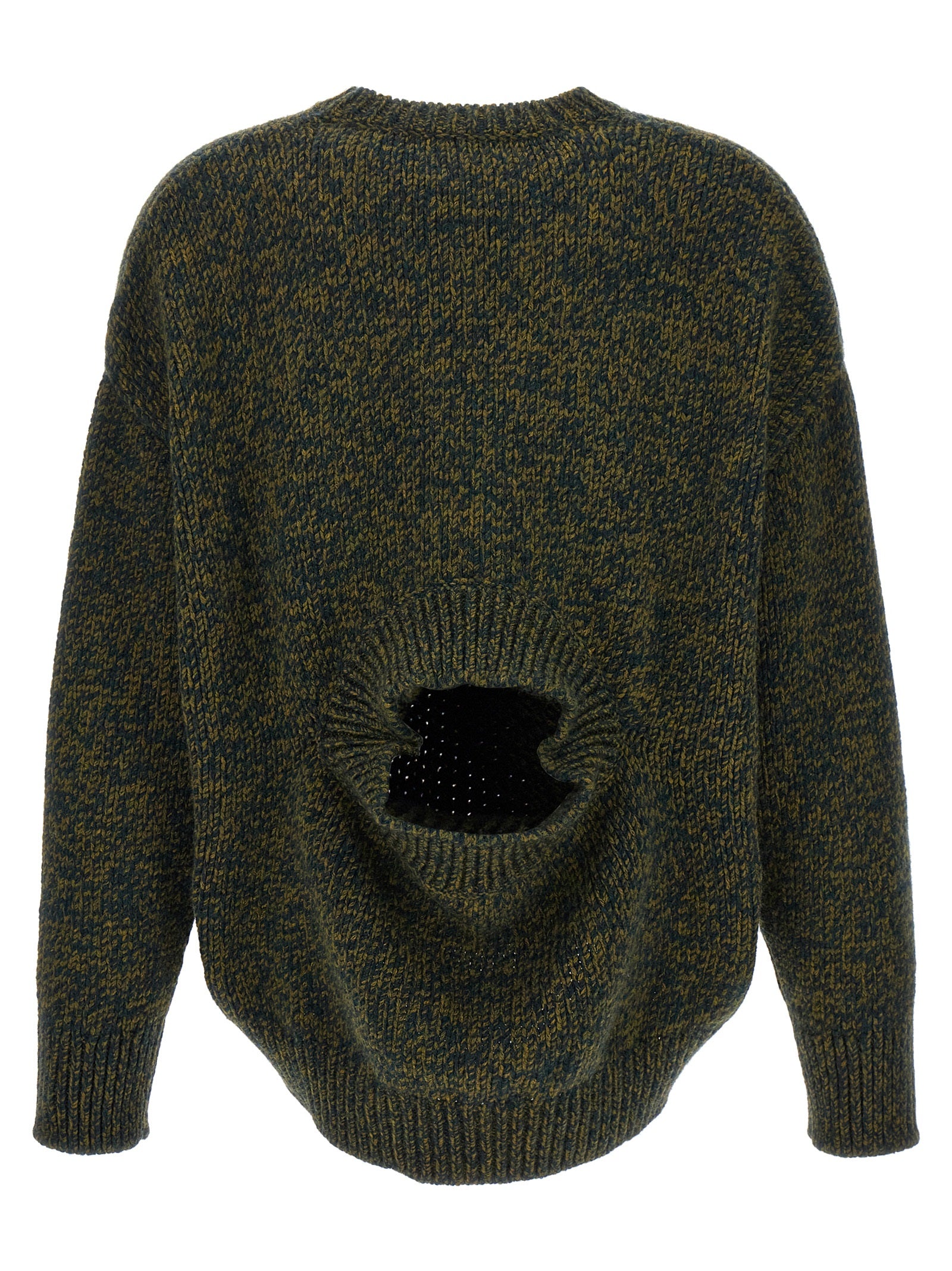 Loewe Zweifarbige Strickjacke aus Elasthan