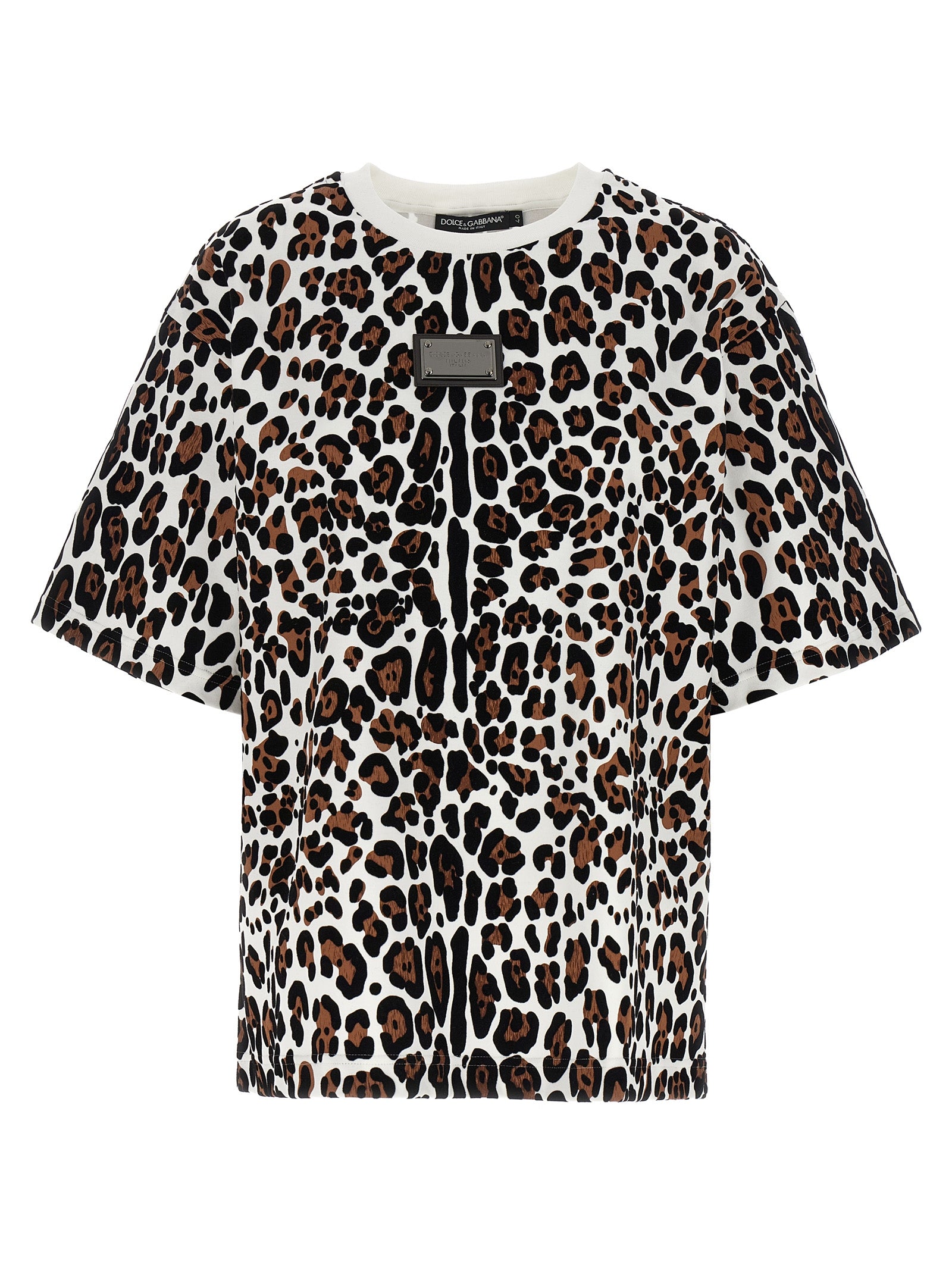 Dolce & Gabbana Mehrfarbiges Baumwoll-T-Shirt