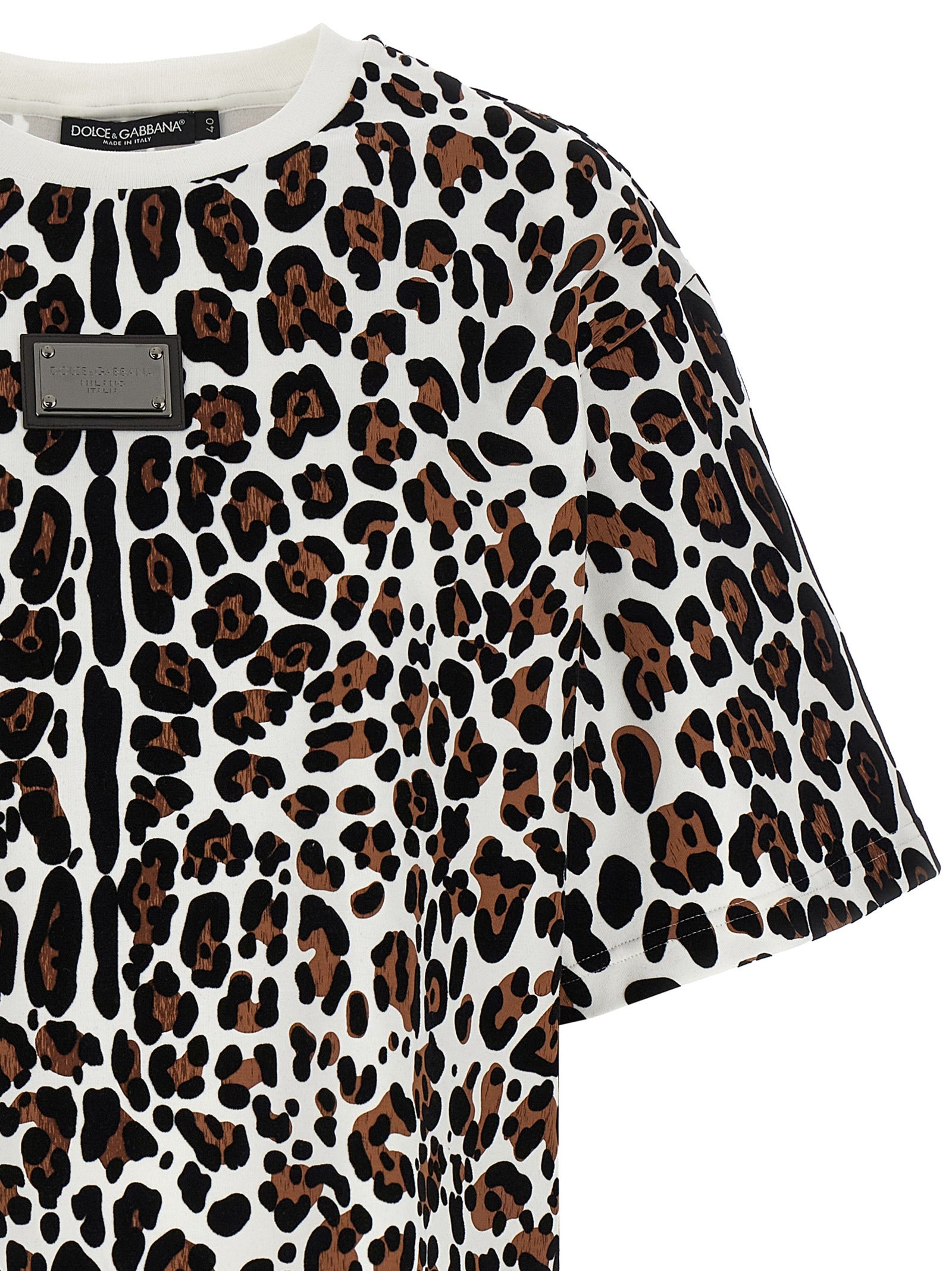 Dolce & Gabbana Mehrfarbiges Baumwoll-T-Shirt