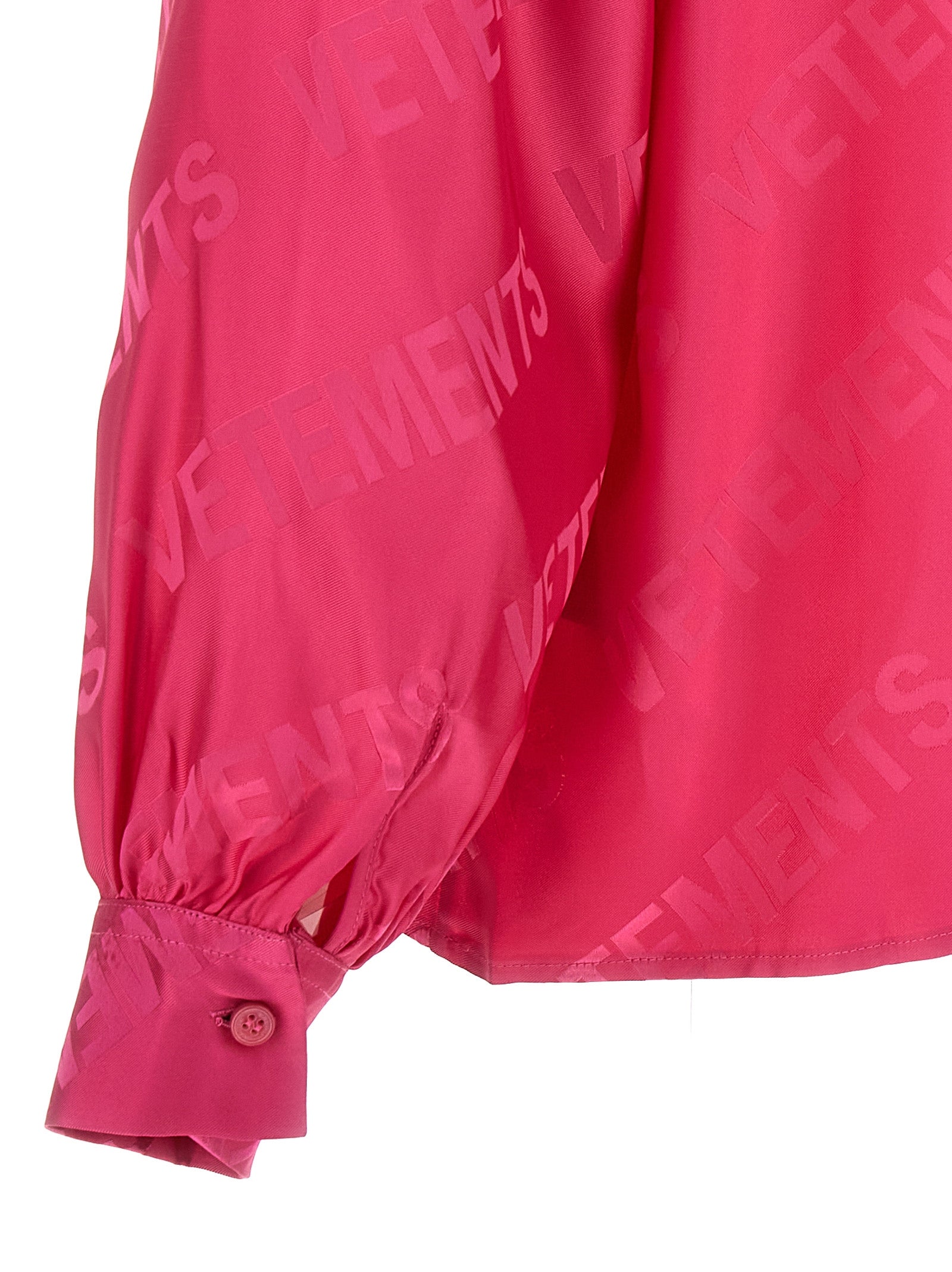 Vetements Fuchsia Viskose-Bluse