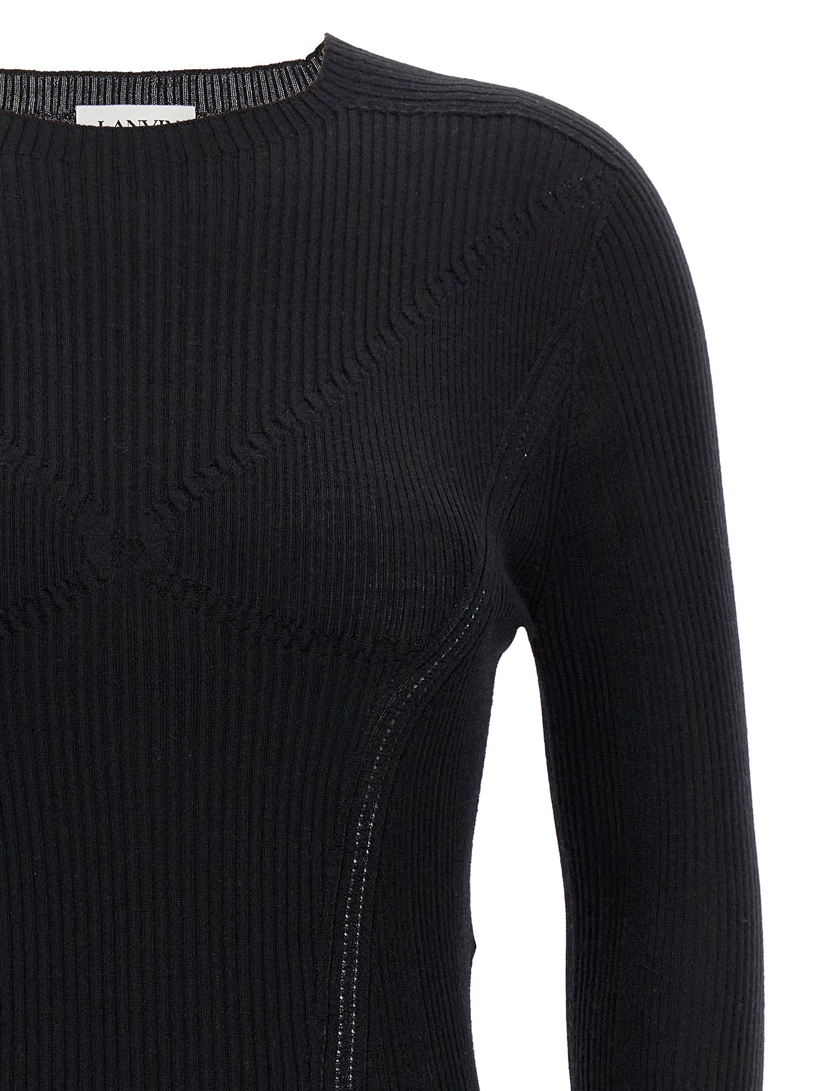 Lanvin Schwarzer Kaschmir-Cardigan