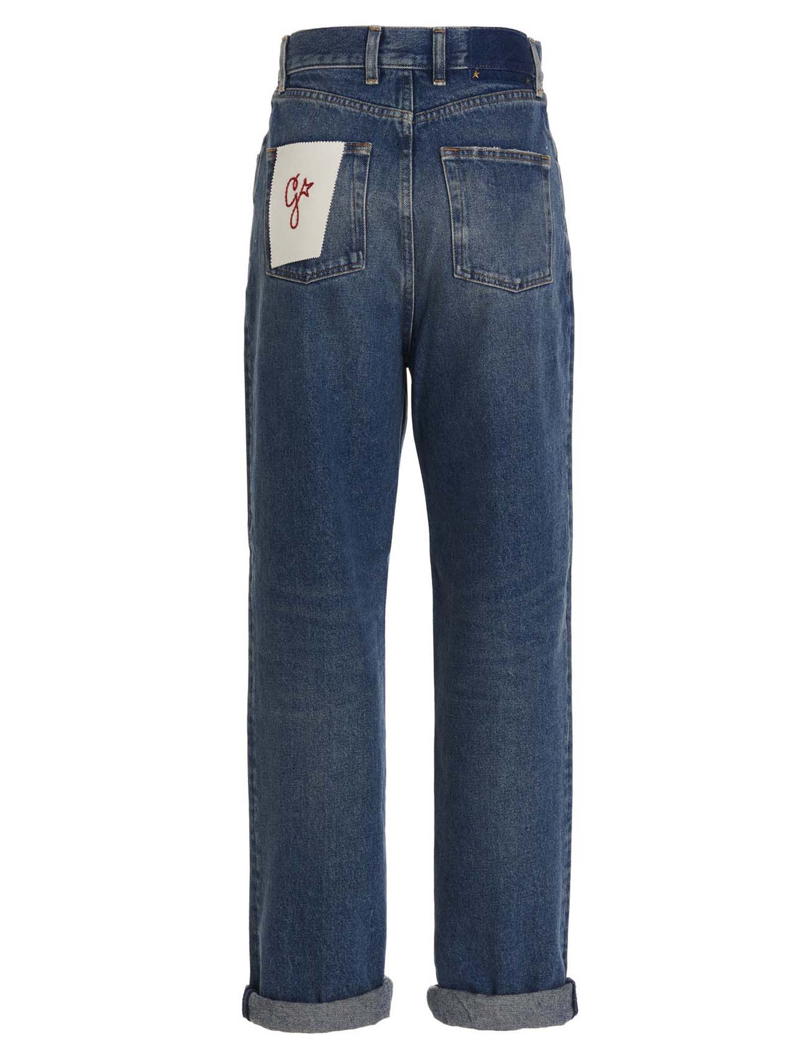 Golden Goose Blaue Jeans aus Baumwolle im geraden Schnitt