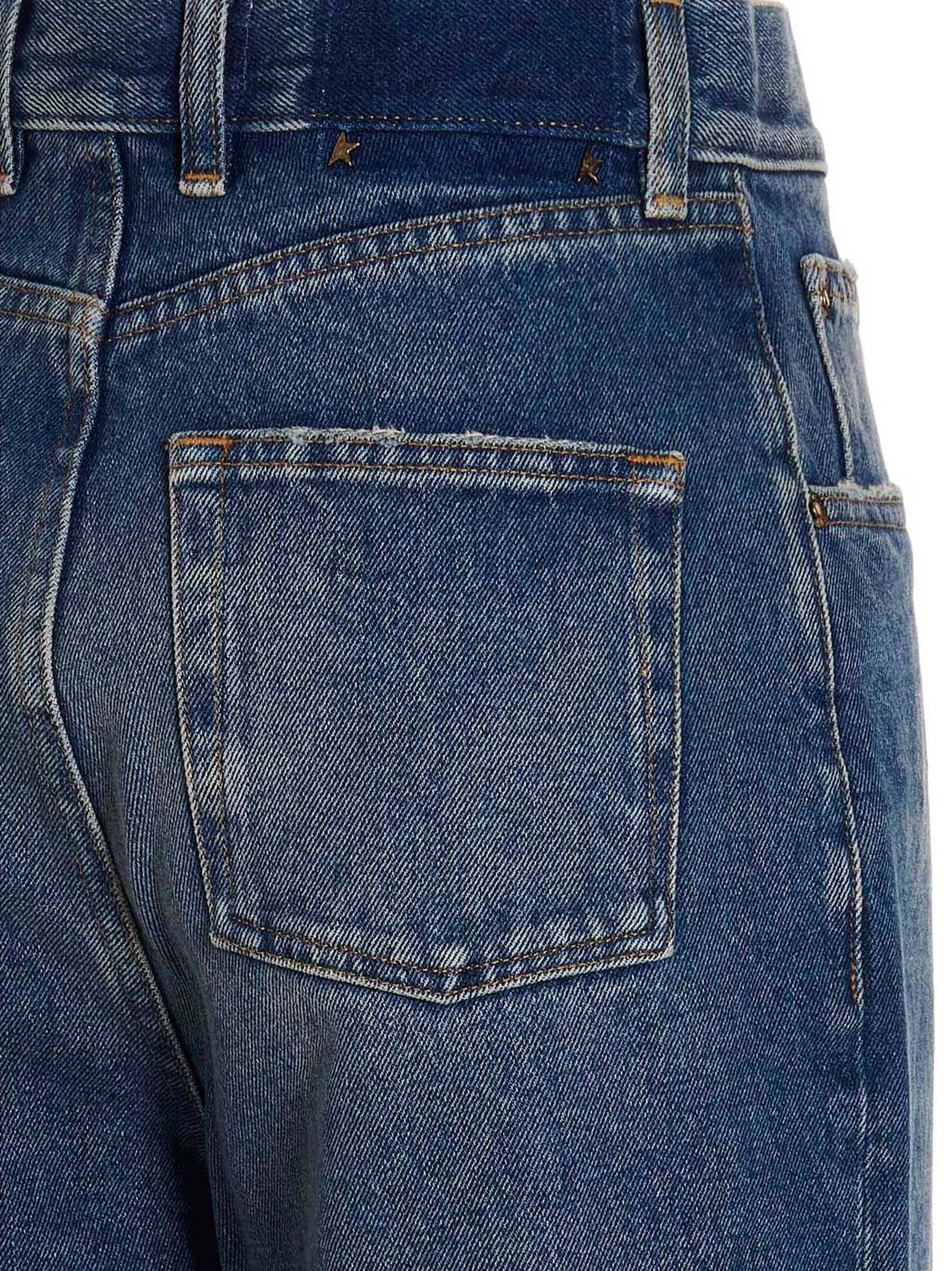 Golden Goose Blaue Jeans aus Baumwolle im geraden Schnitt