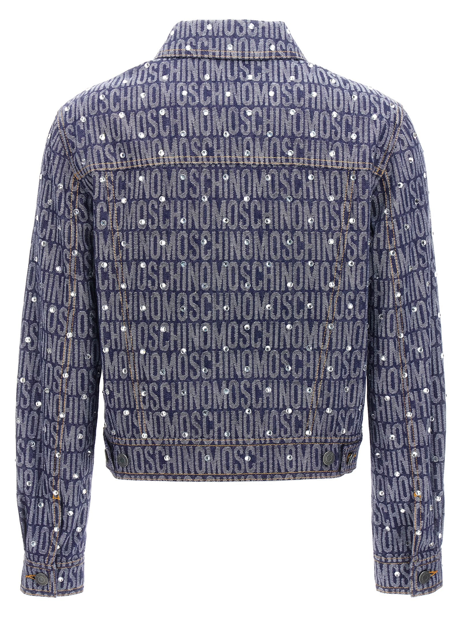 Moschino Blaue Jeansjacke aus Baumwolle