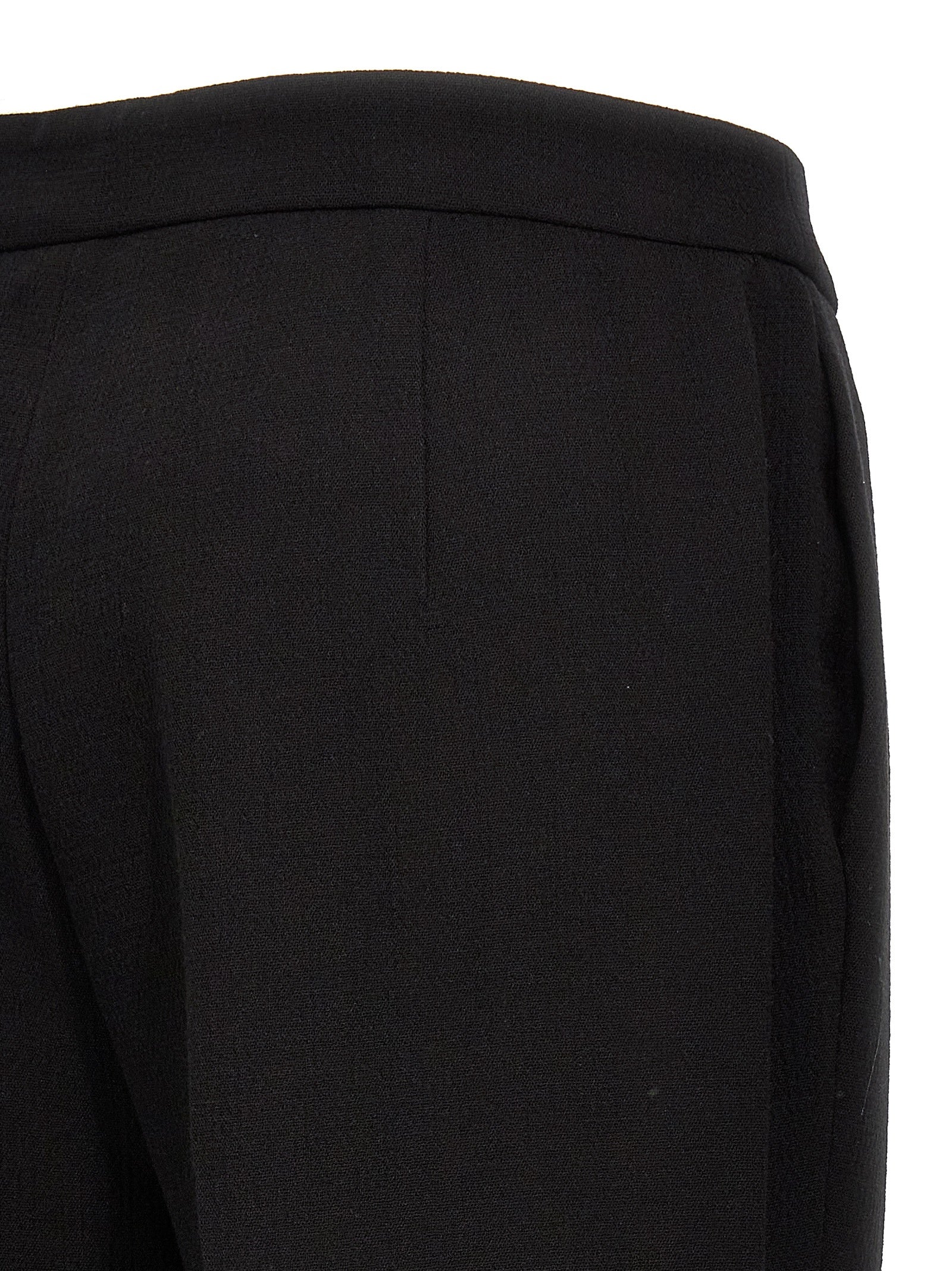 Moschino Schwarze Viskose-Anzughose