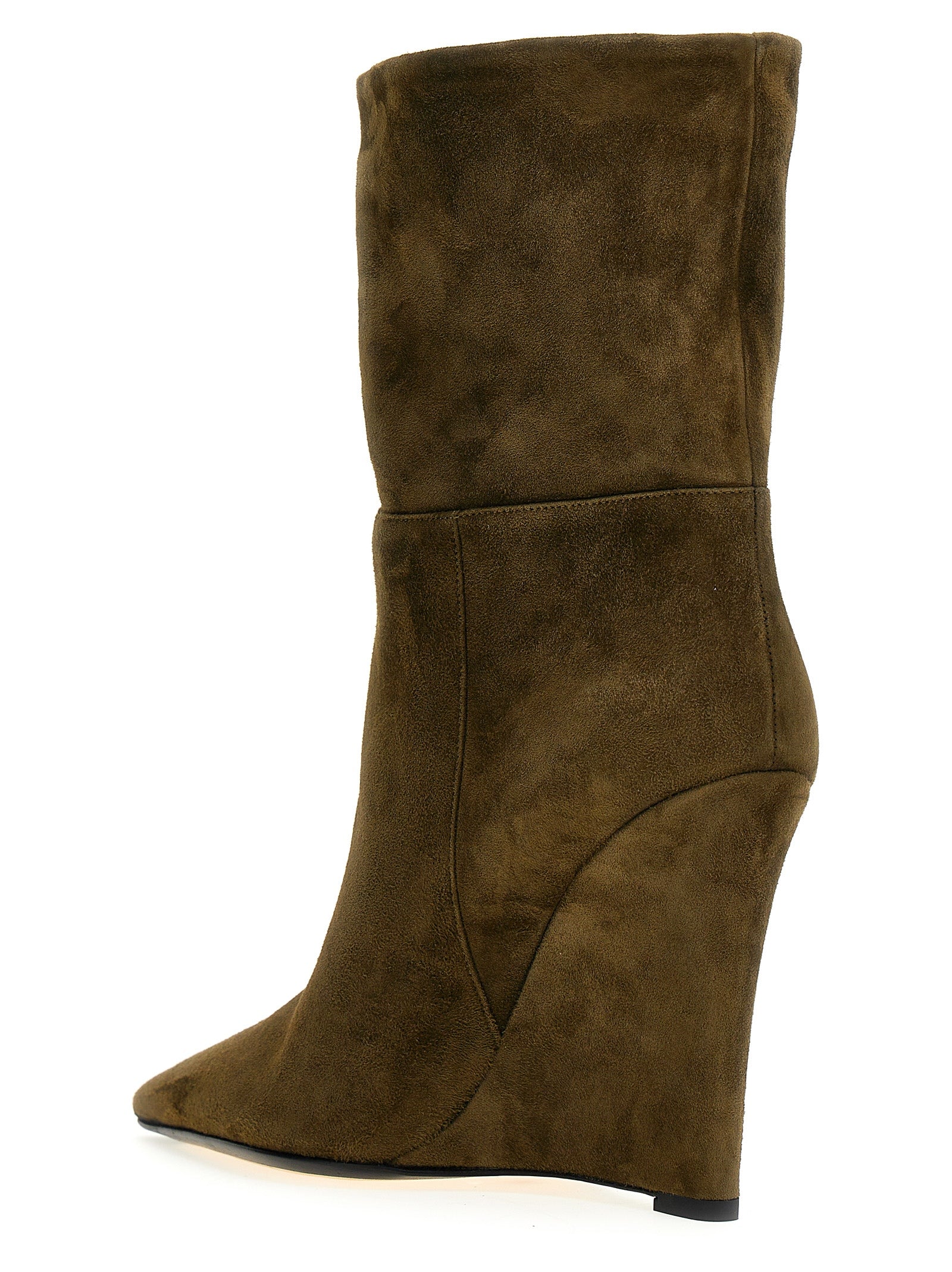 ALEVÌ Zweifarbige Stiefeletten aus Wildleder