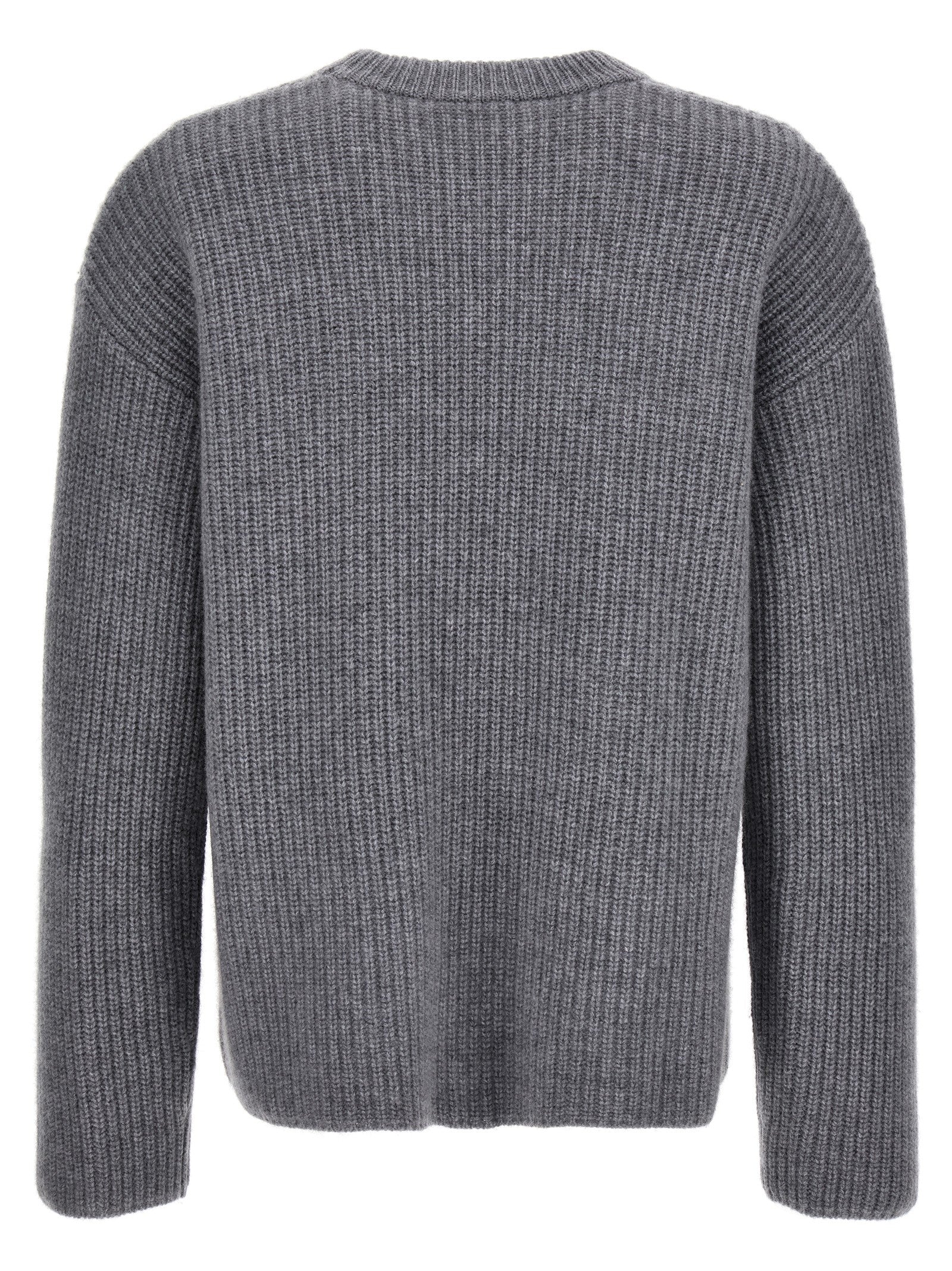 P.A.R.O.S.H. Grauer Kaschmir-Strickjacke
