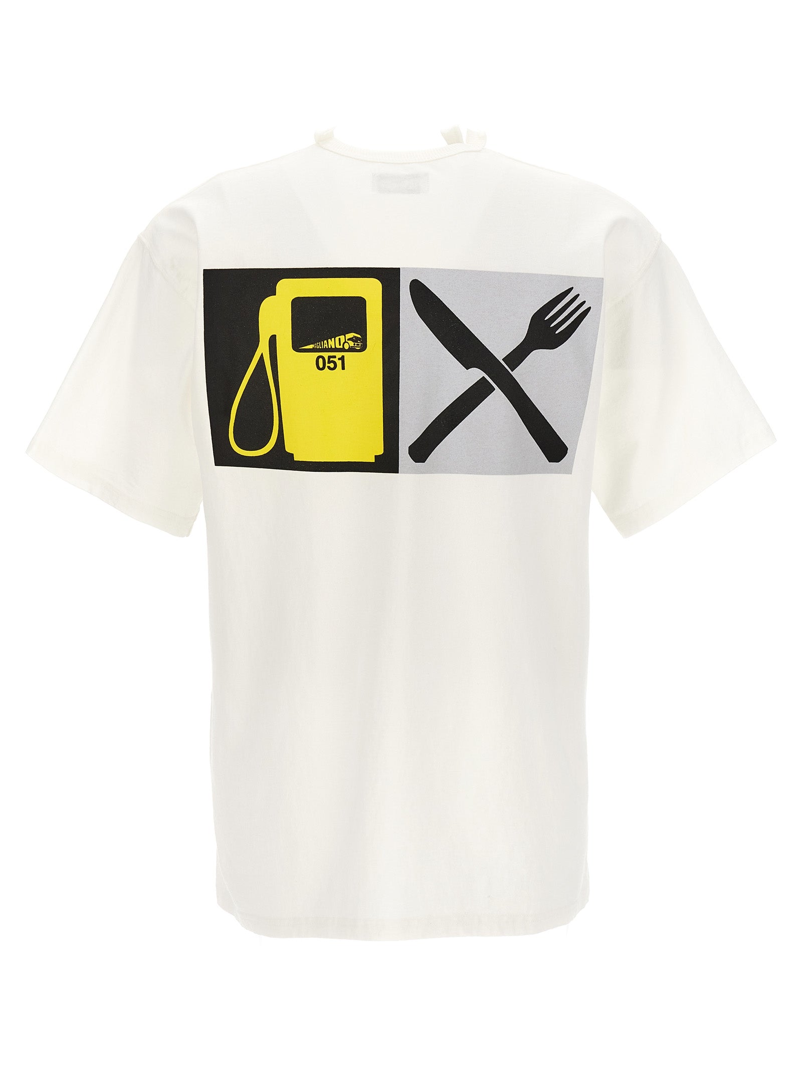Magliano Weißes Baumwoll-T-Shirt