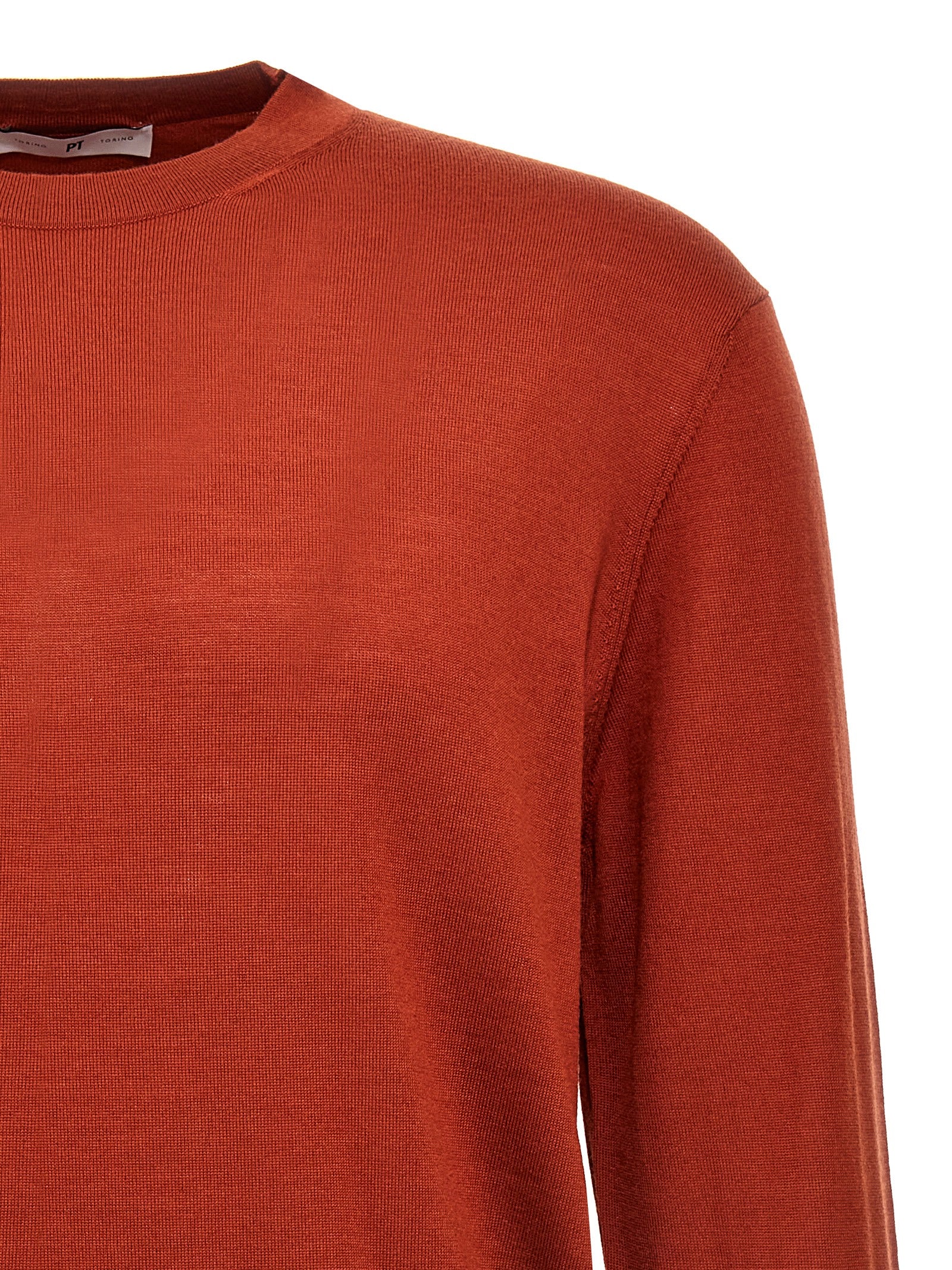 PT Torino Mehrfarbige Strickjacke aus reiner Schurwolle