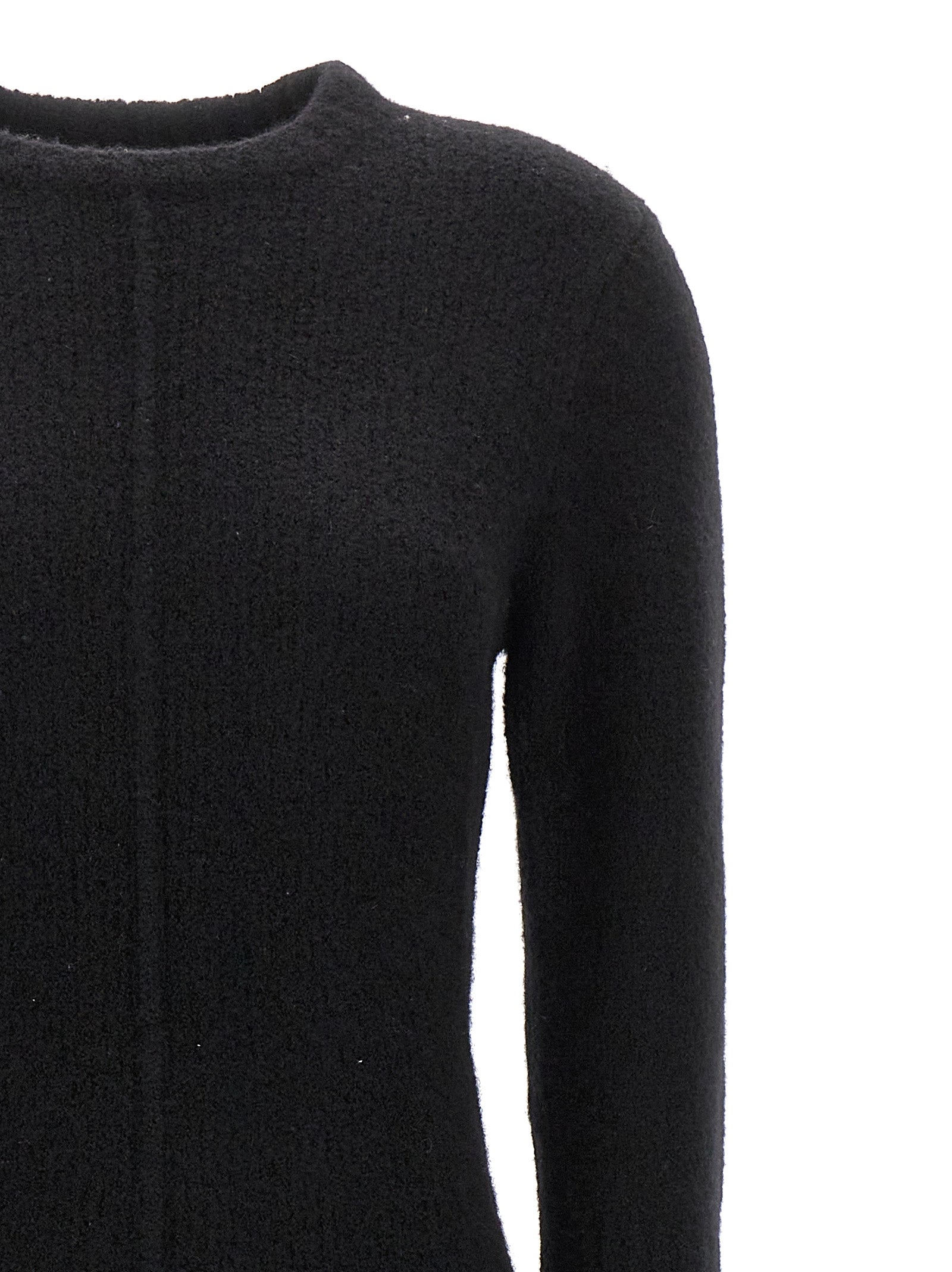 Loulou De Saison Langes schwarzes Kaschmirkleid
