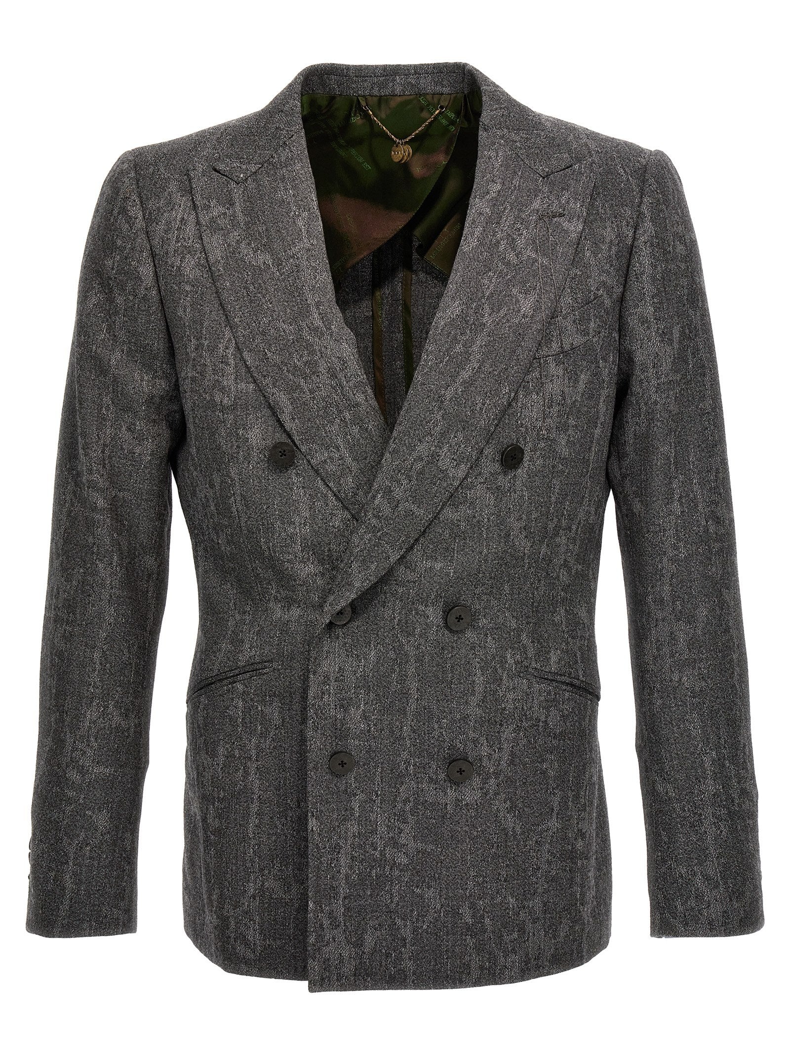 MAURIZIO MIRI Grauer Wollblazer