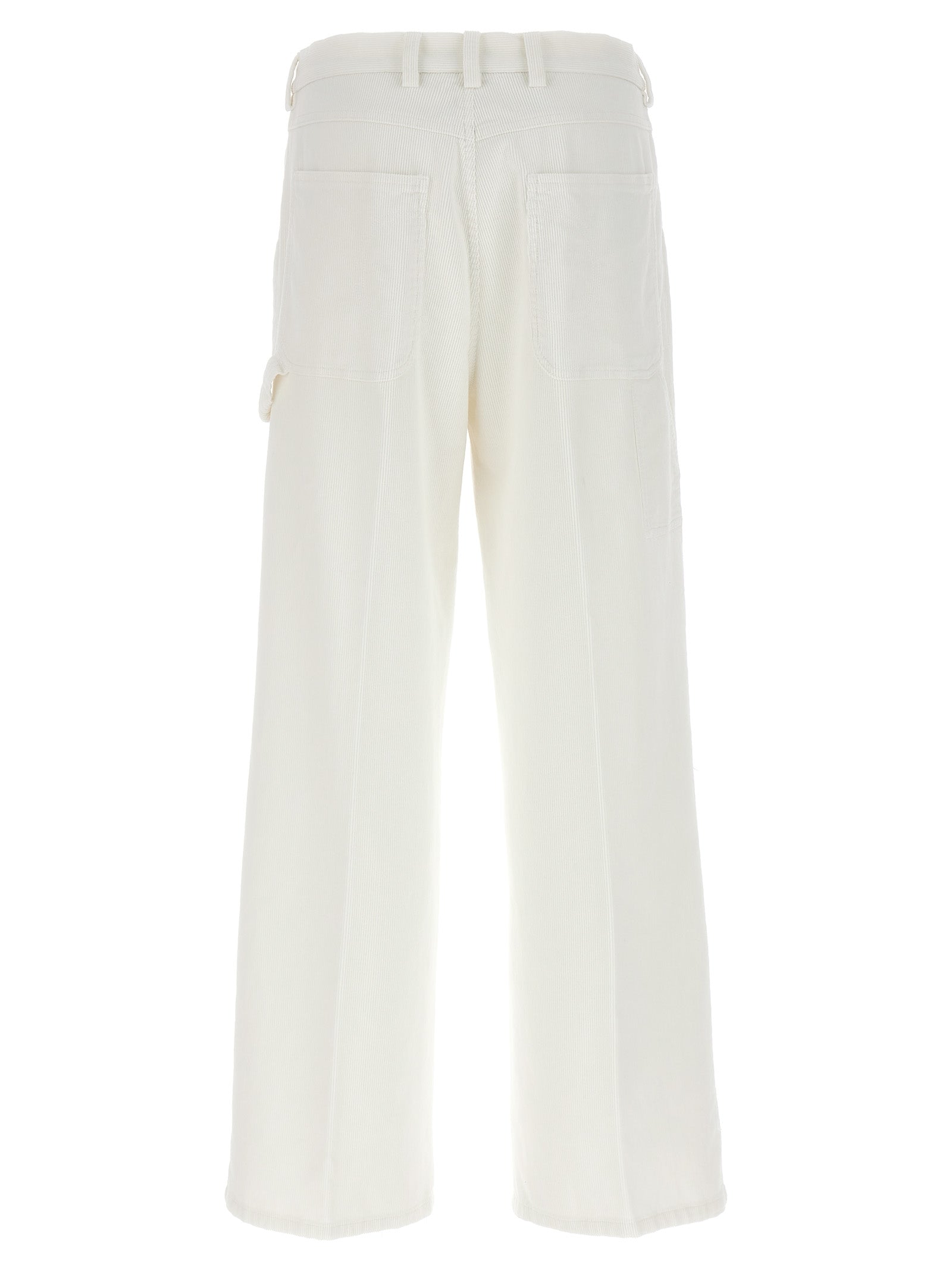 CELLAR DOOR Weiße Baumwollhose im Casual-Look