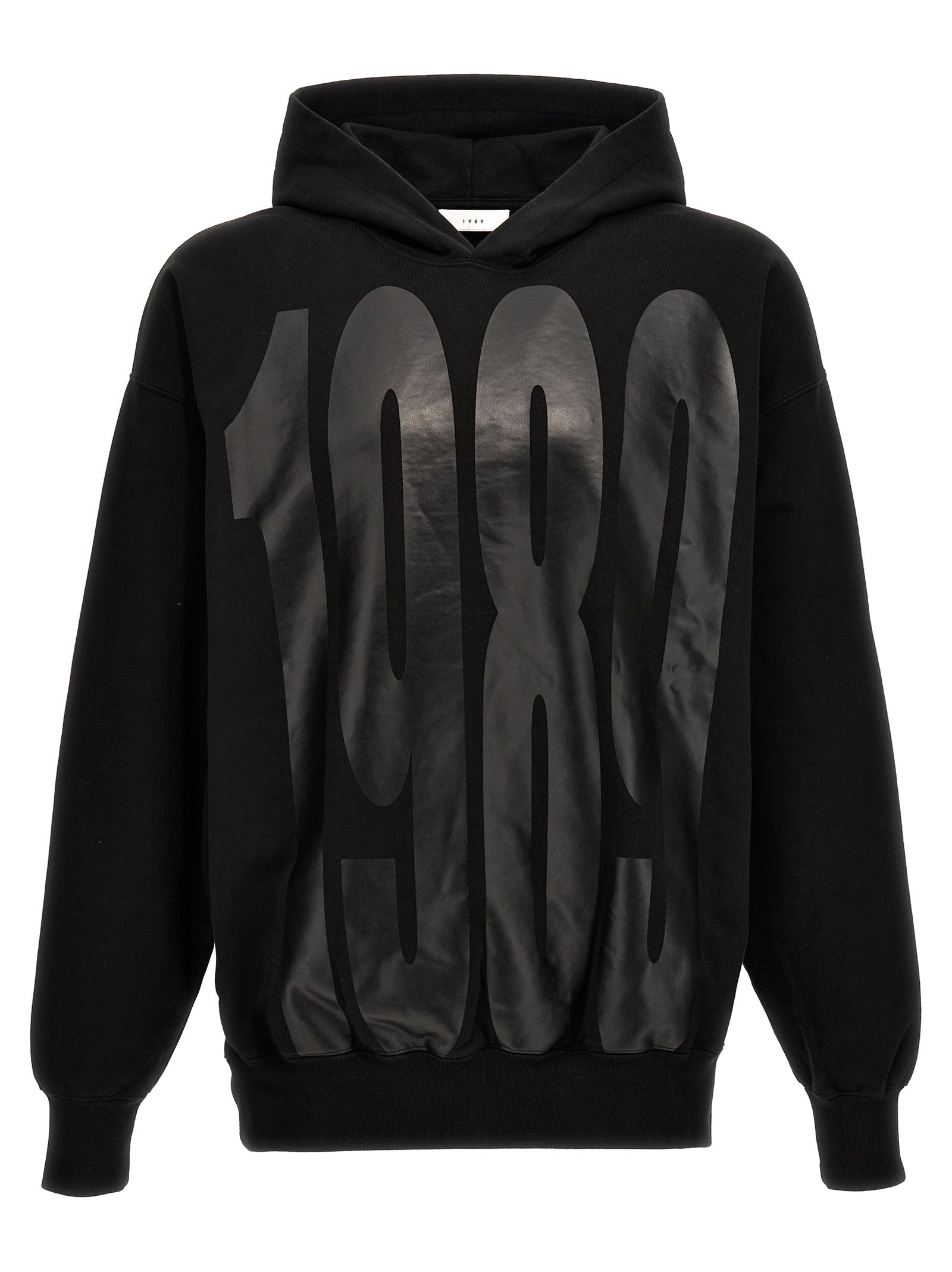 1989 Studio Schwarzer Baumwoll-Sweatshirt