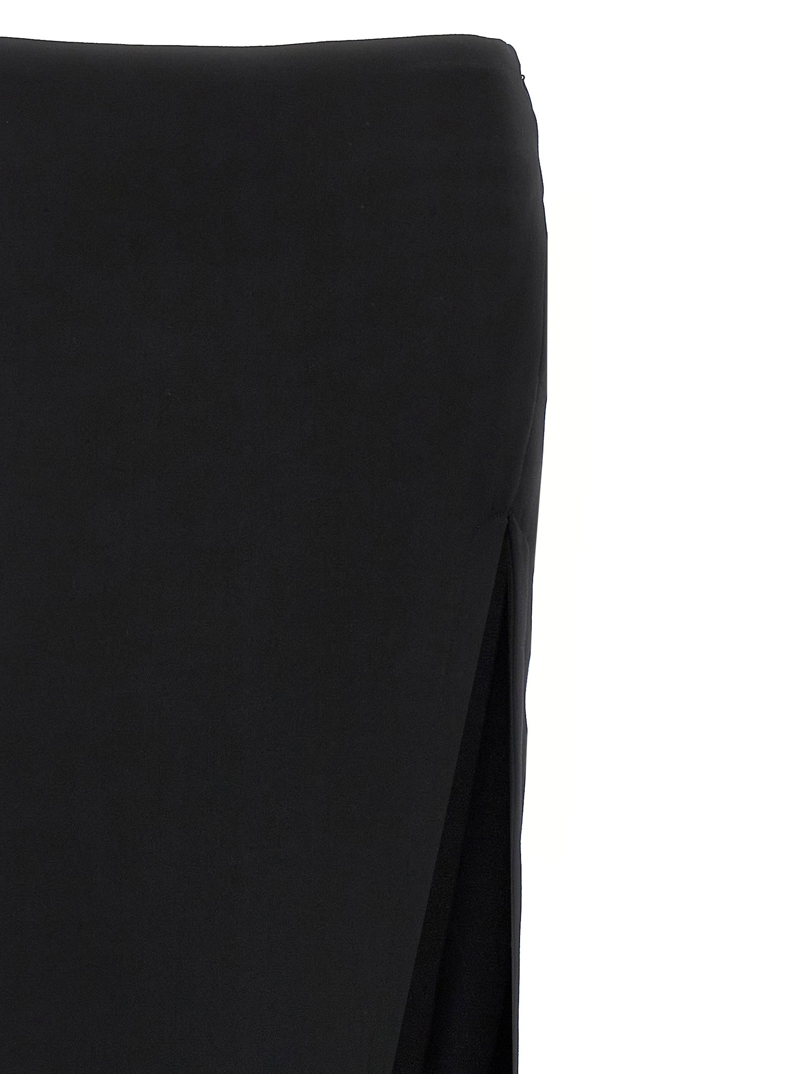 Ann Demeulemeester Schwarzer Minirock aus Lammleder