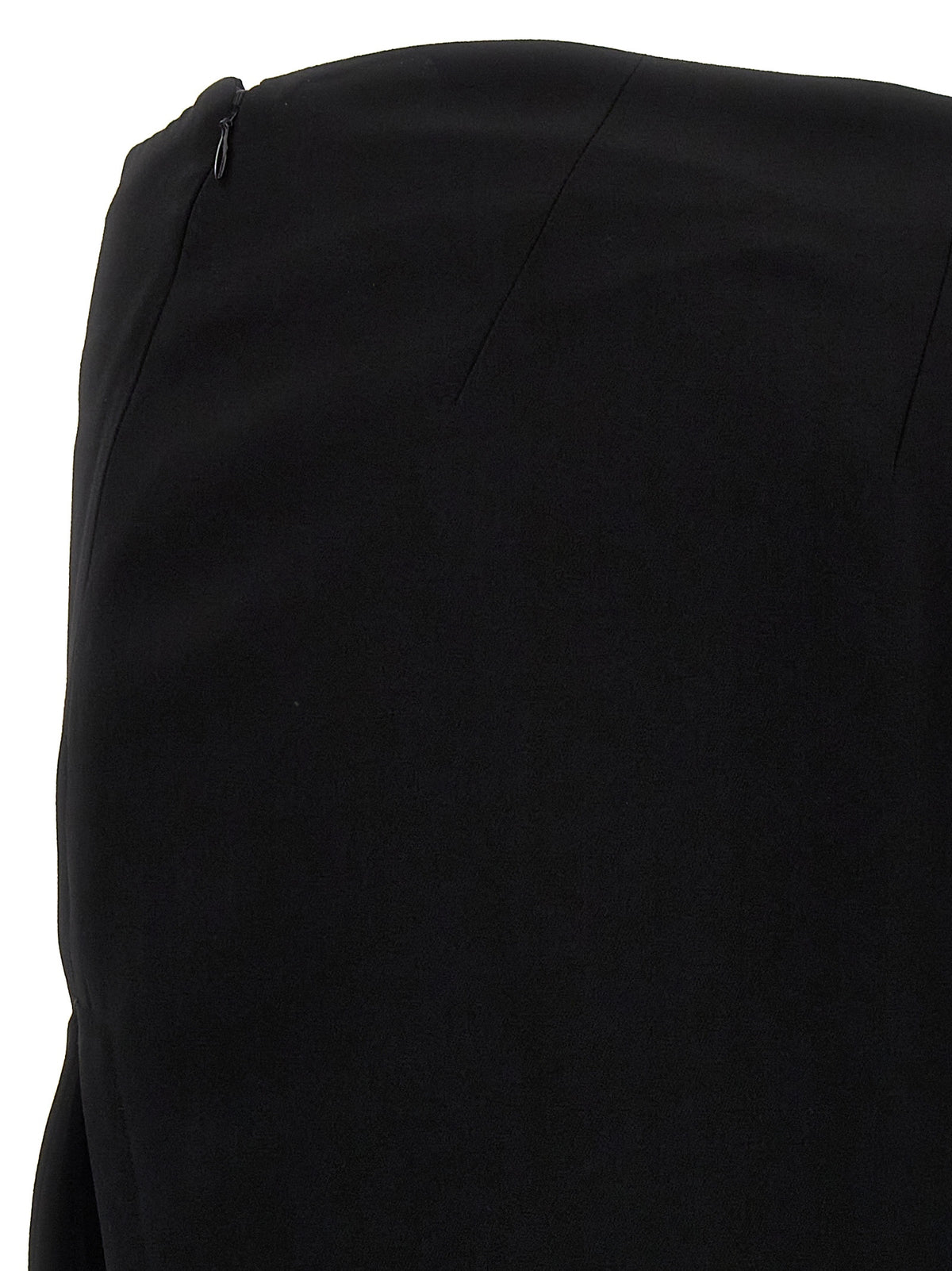 Ann Demeulemeester Schwarzer Minirock aus Lammleder