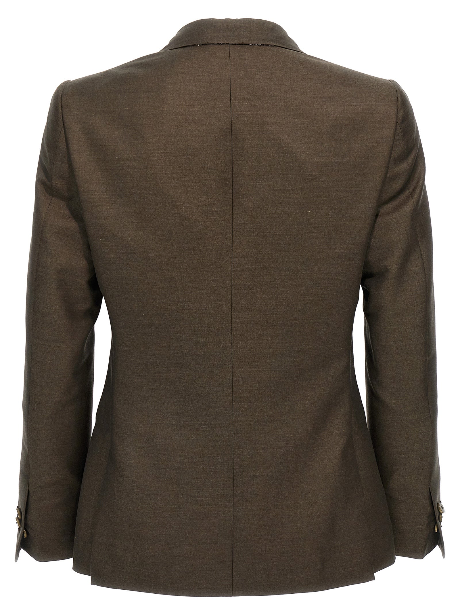 MAURIZIO MIRI Zweifarbiger Wollblazer