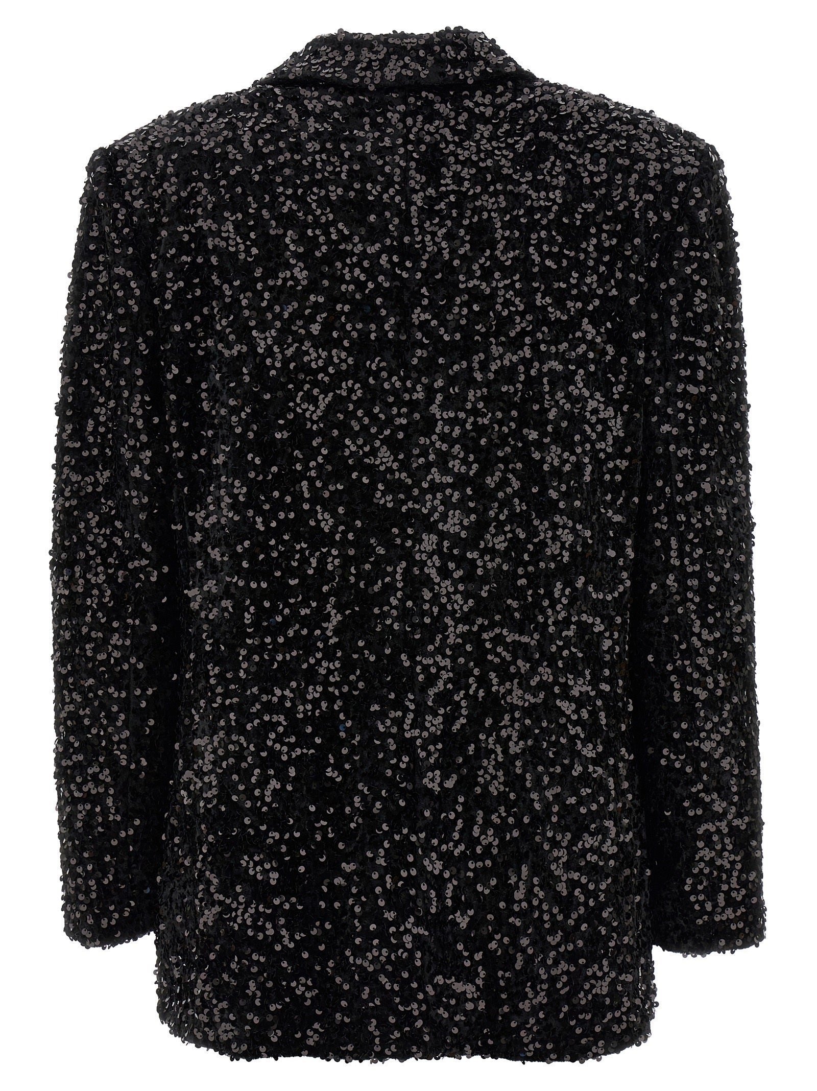 LE TWINS Schwarzer Blazer aus Polyester