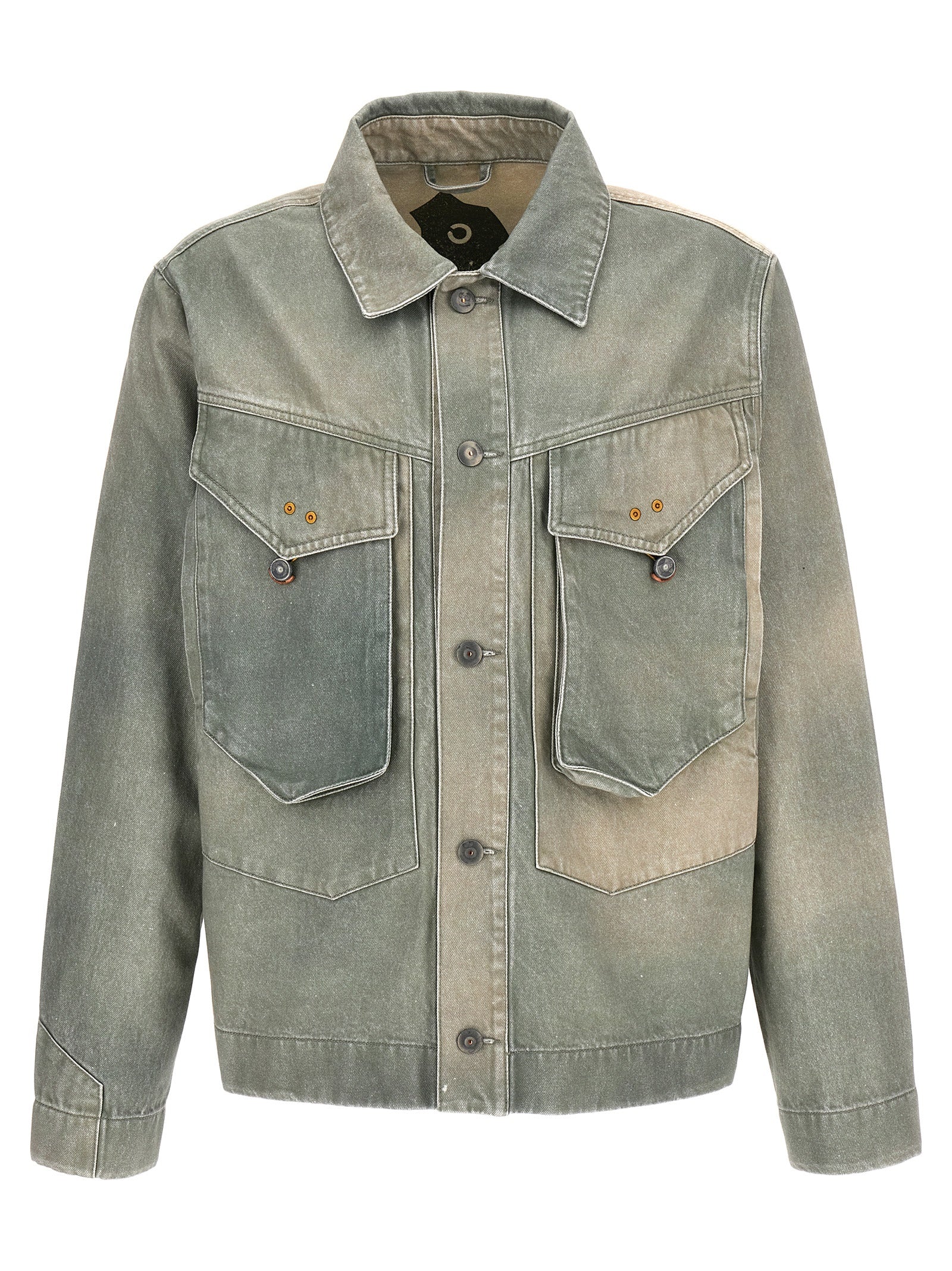 Objects IV Life Gelbe Baumwoll-Jeansjacke