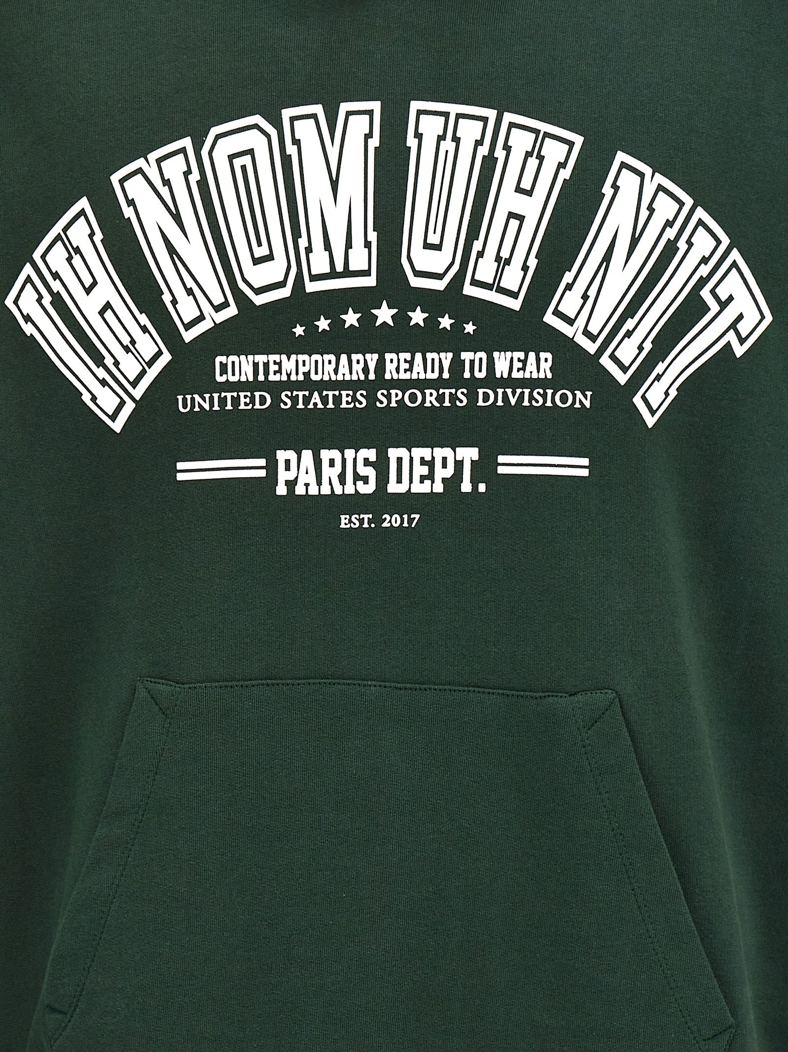 IH NOM UH NIT Zweifarbiger Baumwollpullover