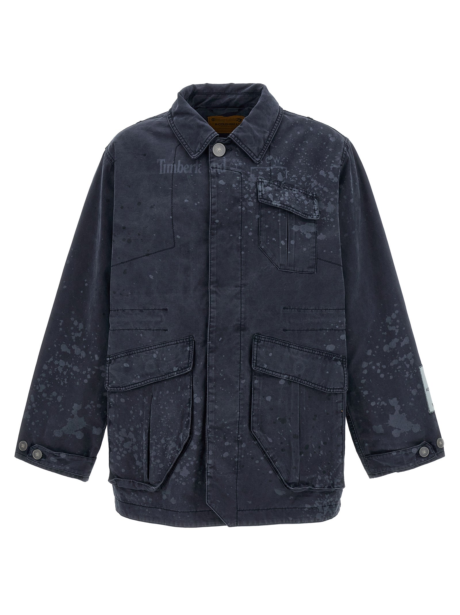 A-COLD-WALL* Blaue Baumwolljacke in voller Länge