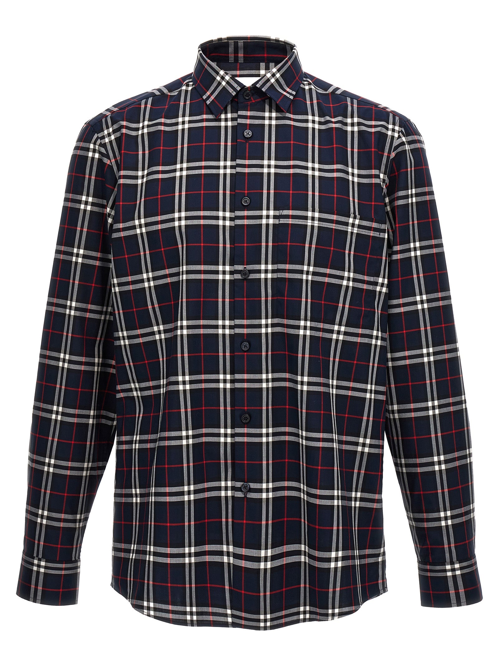 Burberry Blaue Baumwollbluse