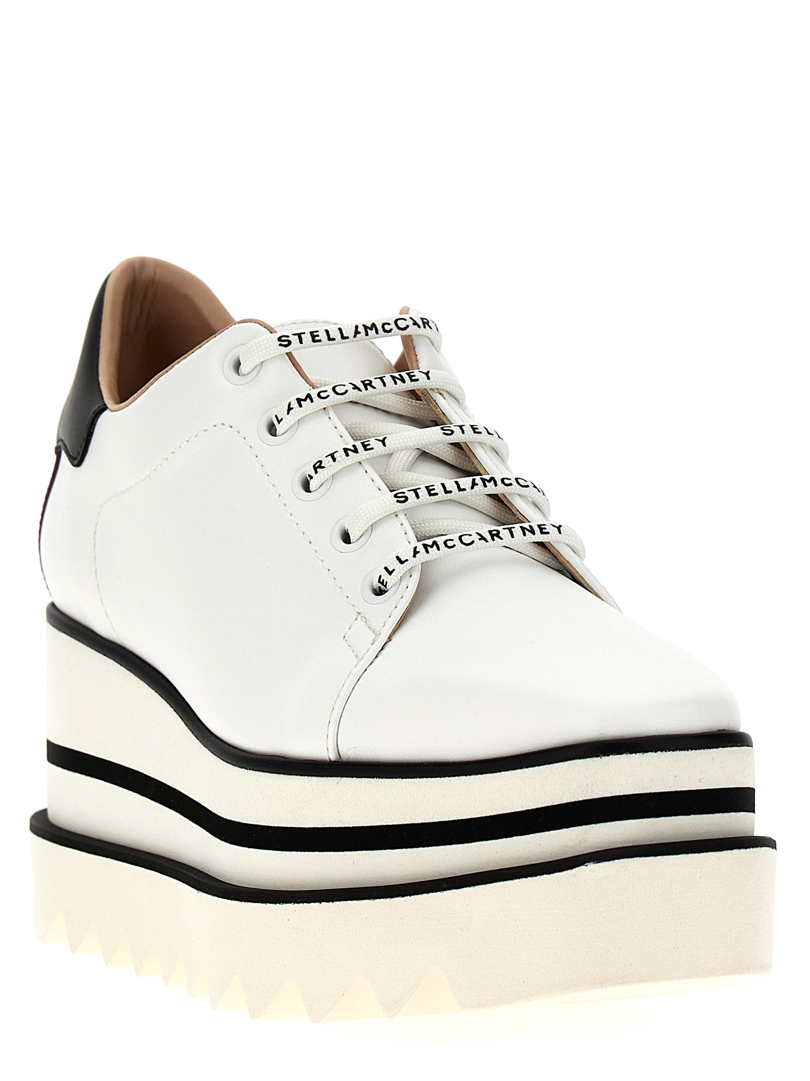 Stella McCartney Zweifarbige Keilsandalen aus Polyethylen