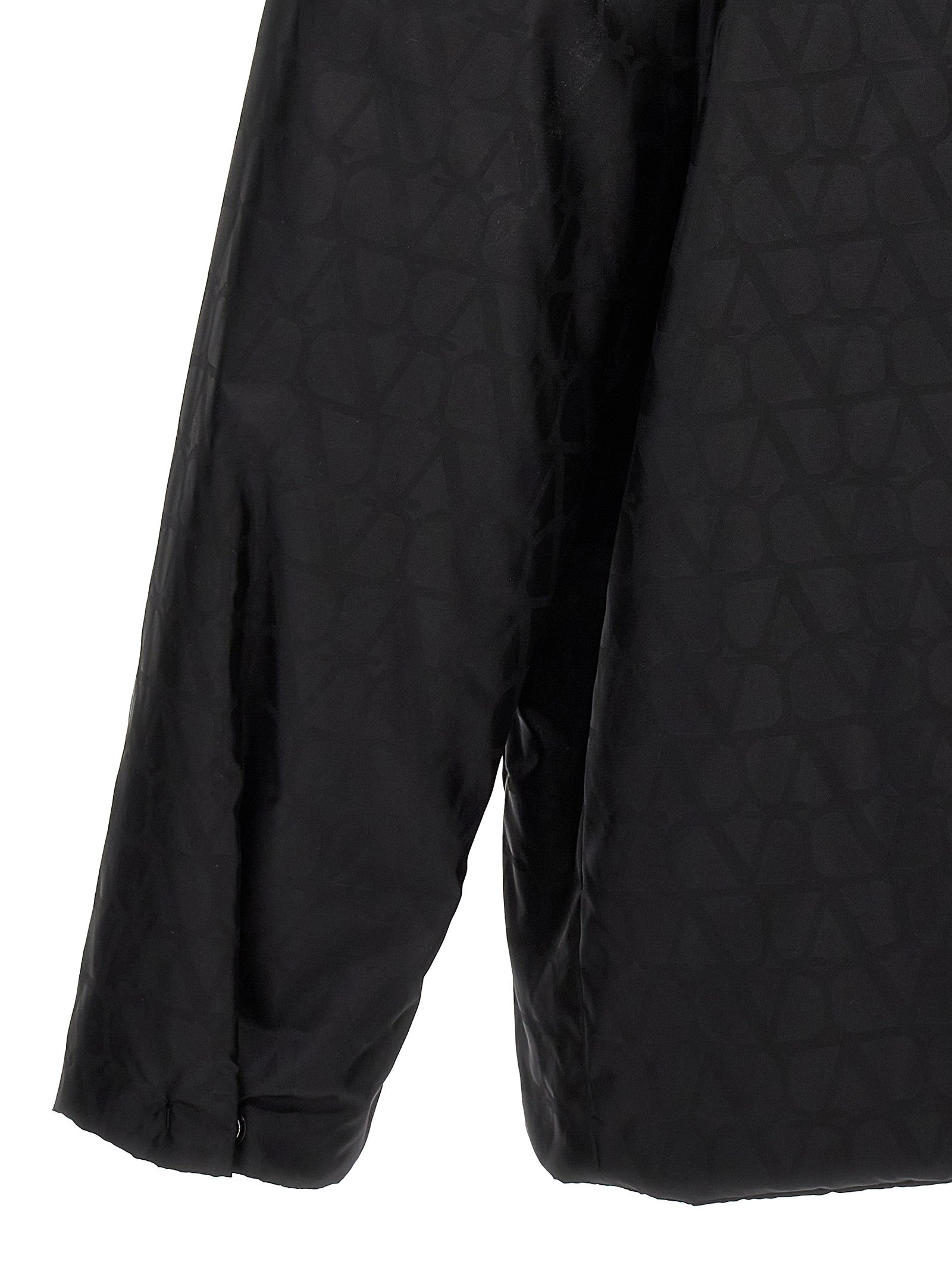 Valentino Garavani Schwarze Polyamidjacke