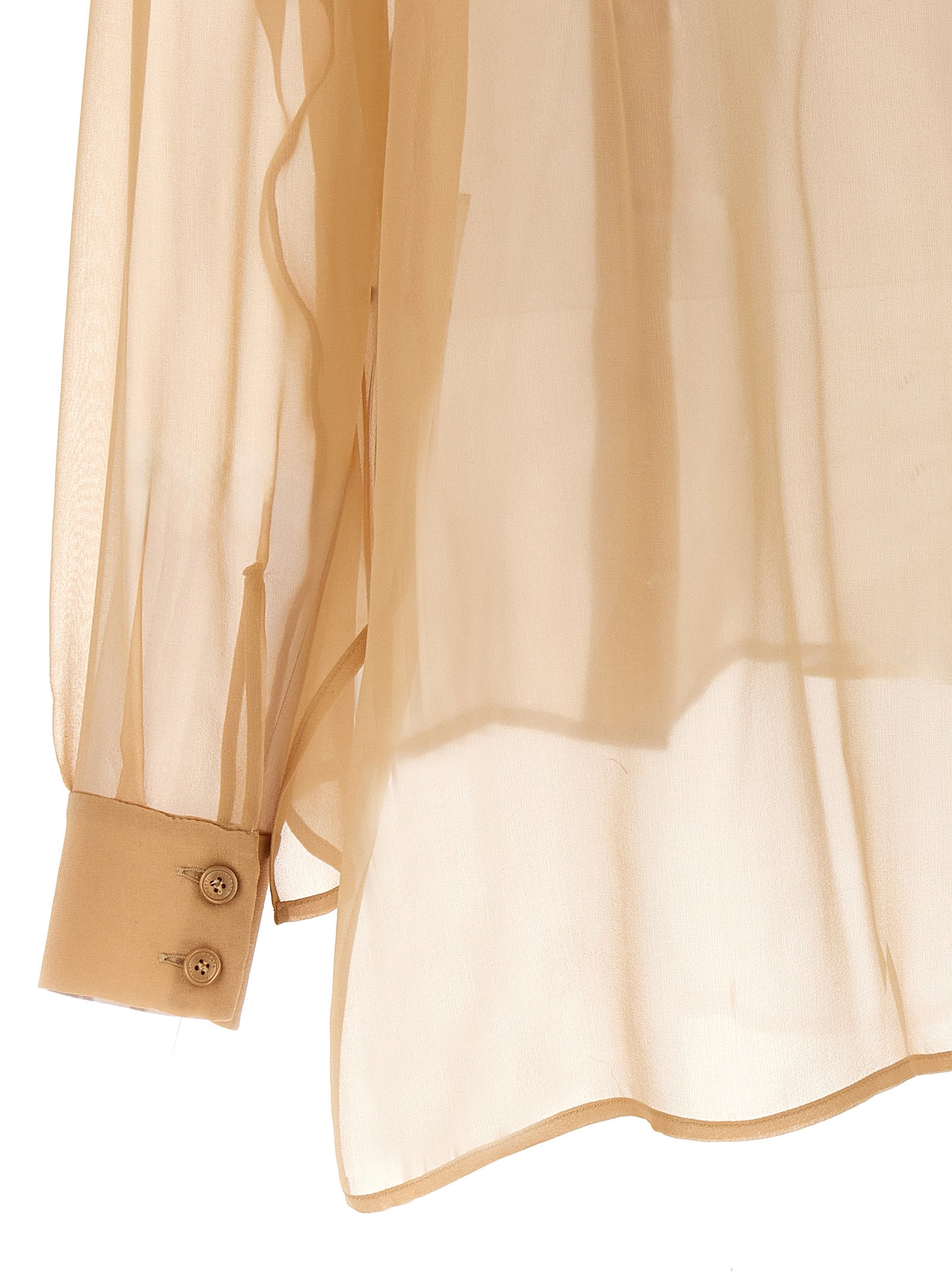 Alberta Ferretti Beige Seidenbluse