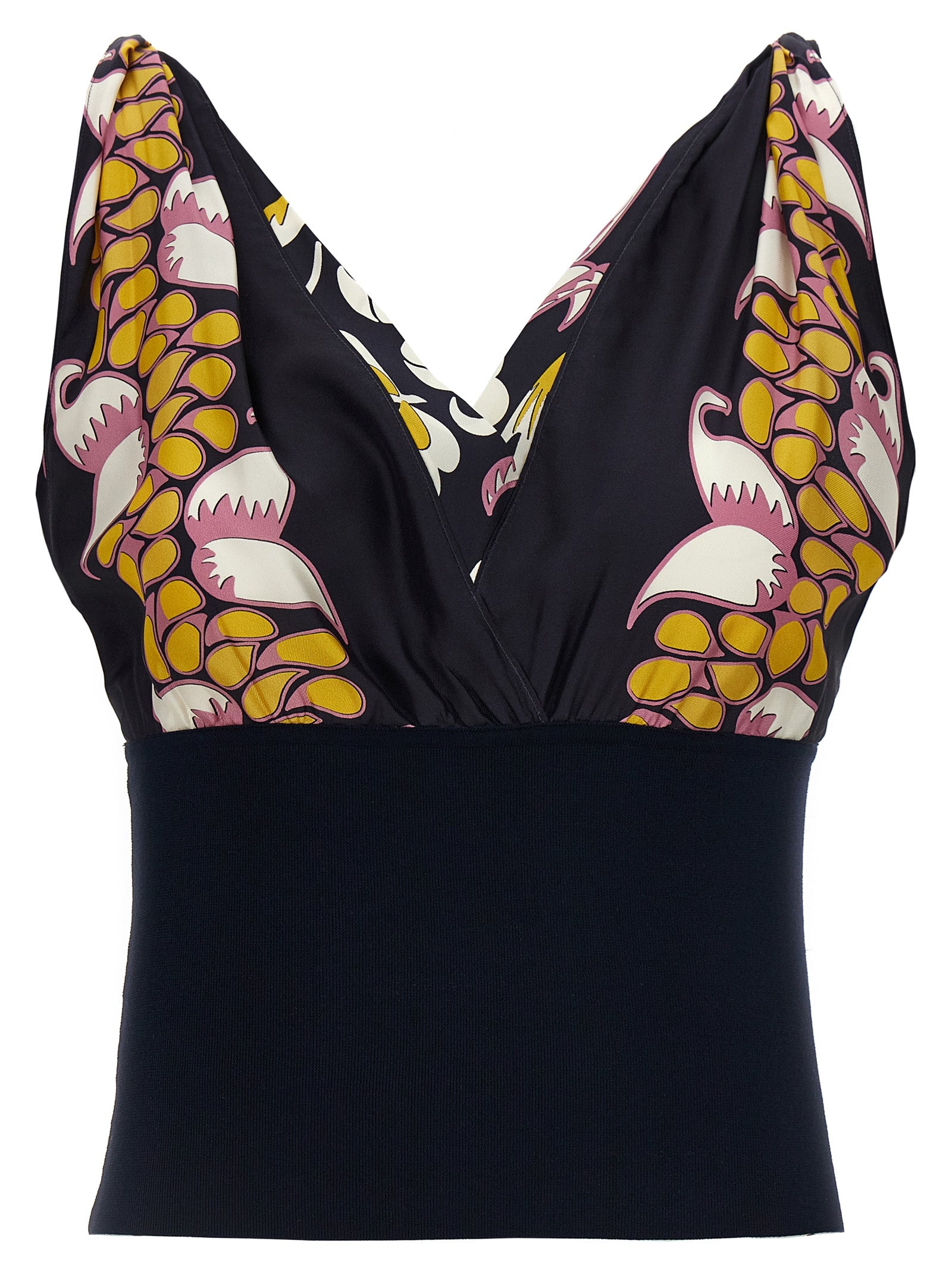 Tory Burch Schwarze Seiden-Tanktops