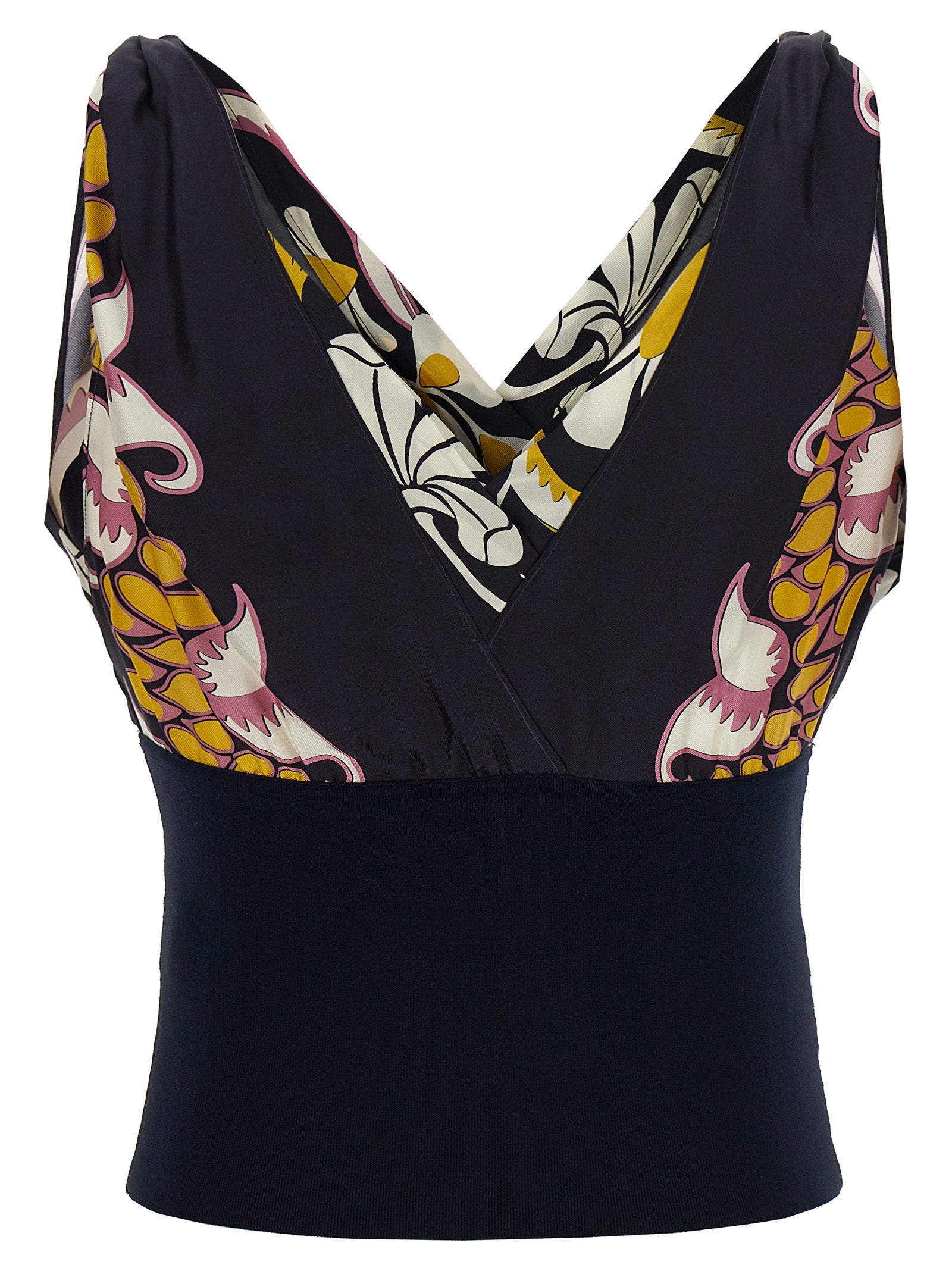 Tory Burch Schwarze Seiden-Tanktops