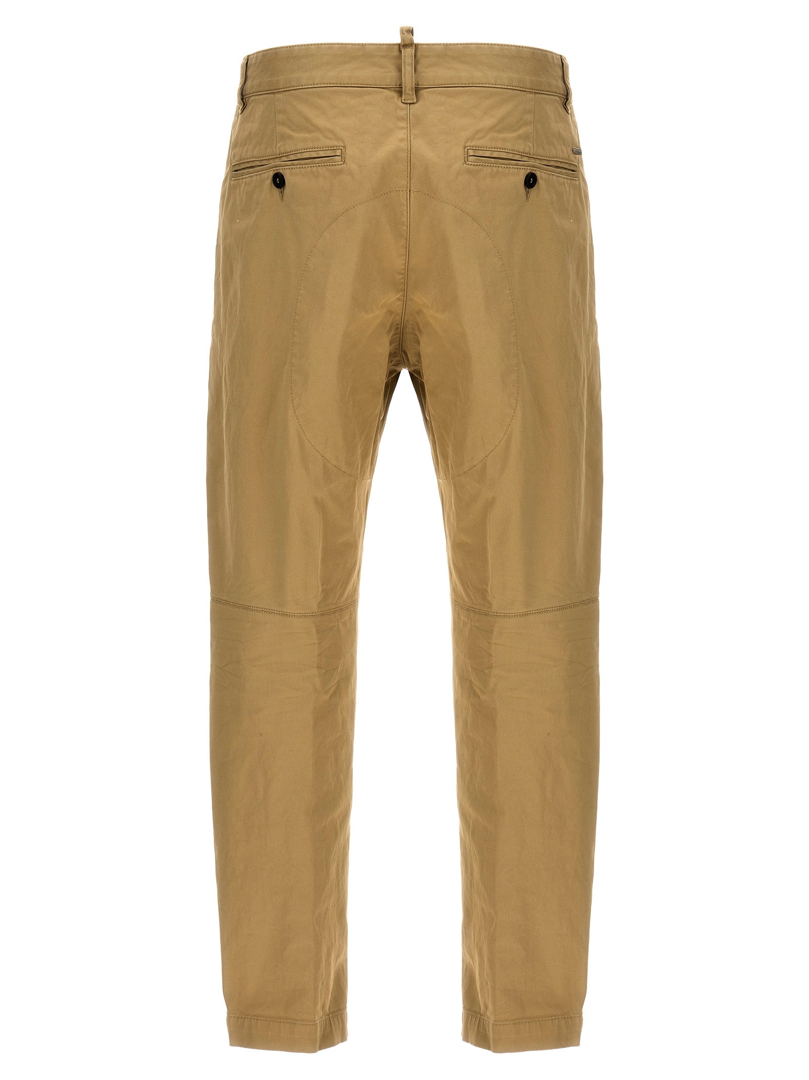 Dsquared² Beige Baumwoll-Chino-Hose