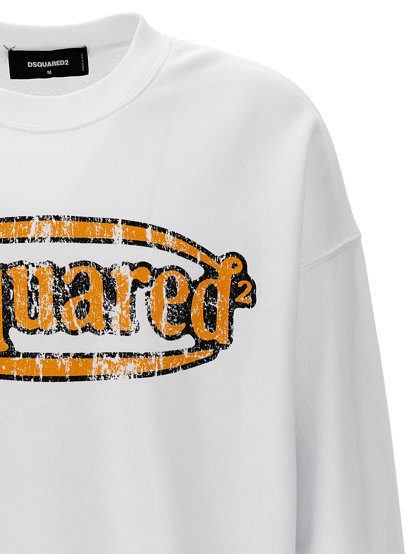 Dsquared² Weißes Baumwoll-Sweatshirt