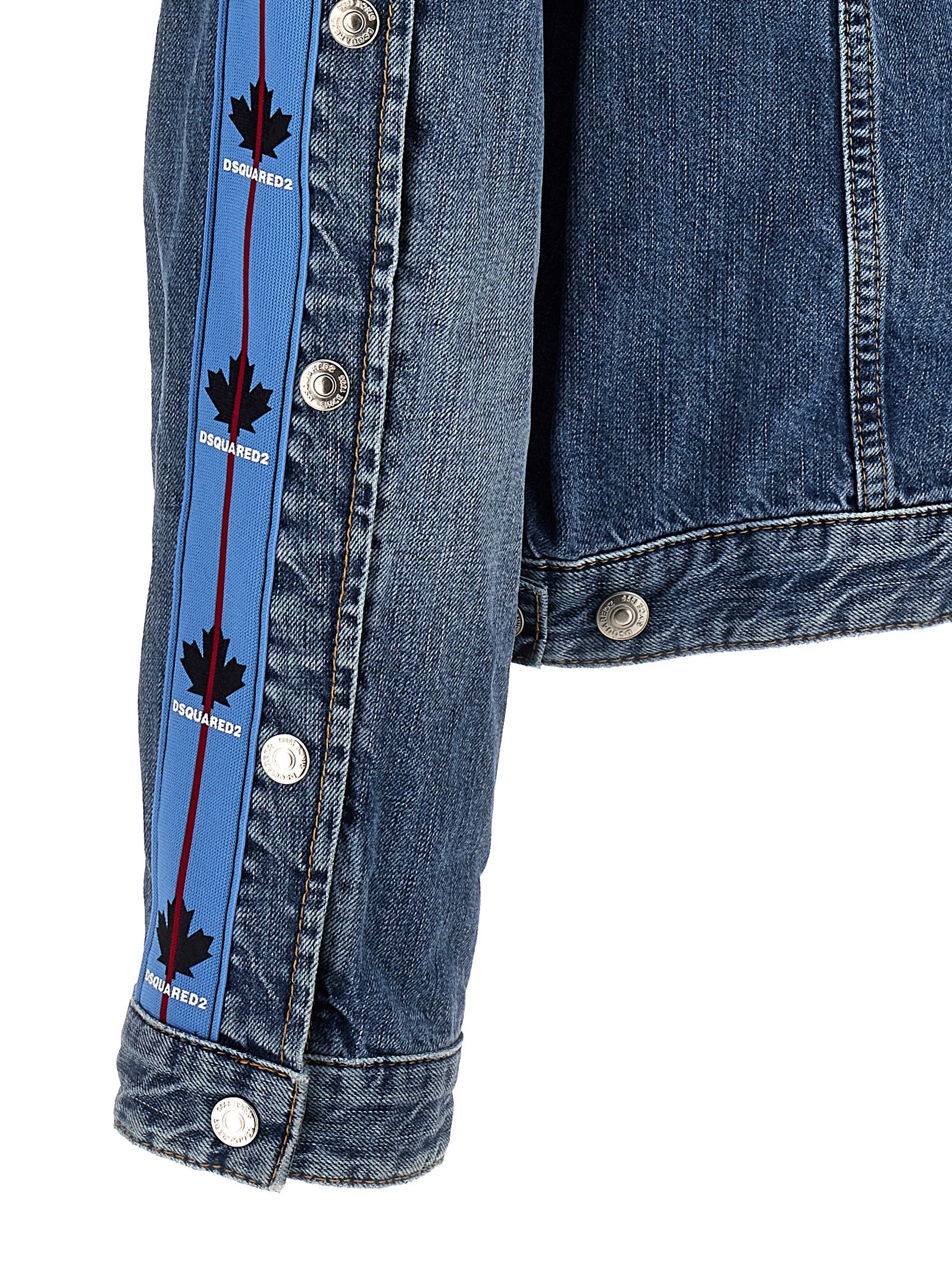 Dsquared² Blaue Jeansjacke aus Baumwolle