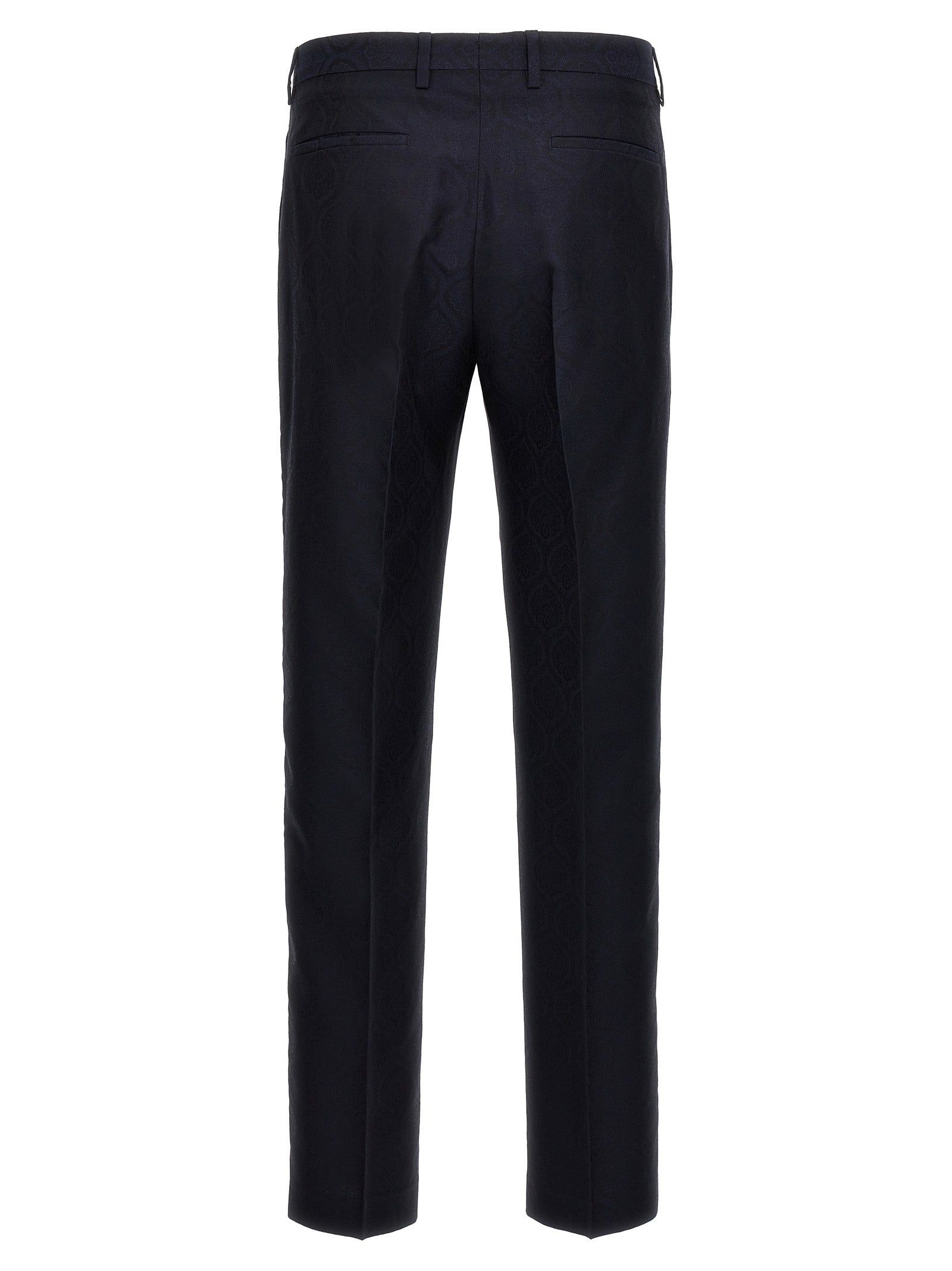 Etro Blaue Baumwoll-Anzughose