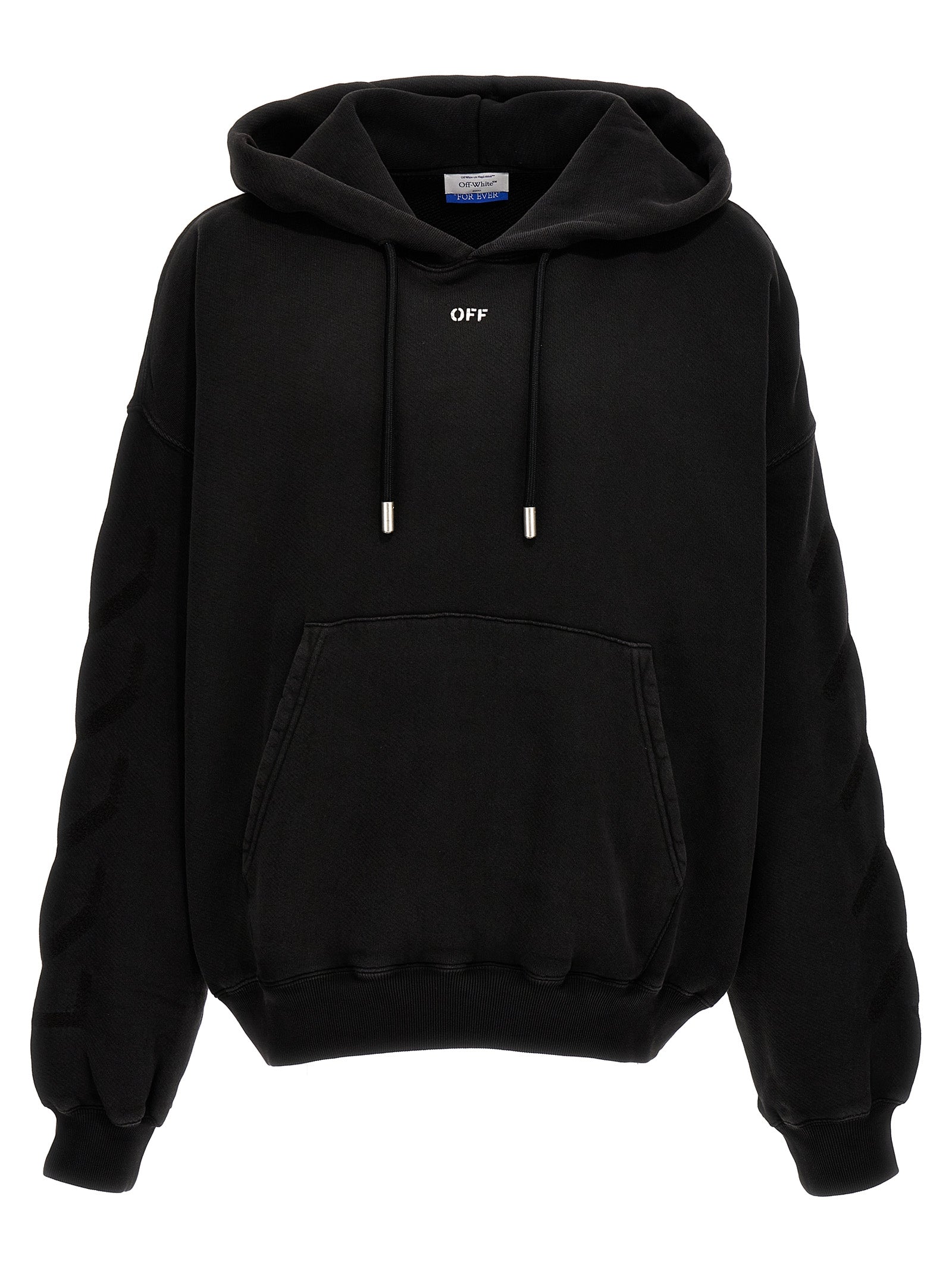 Off-White Grauer Baumwollpullover