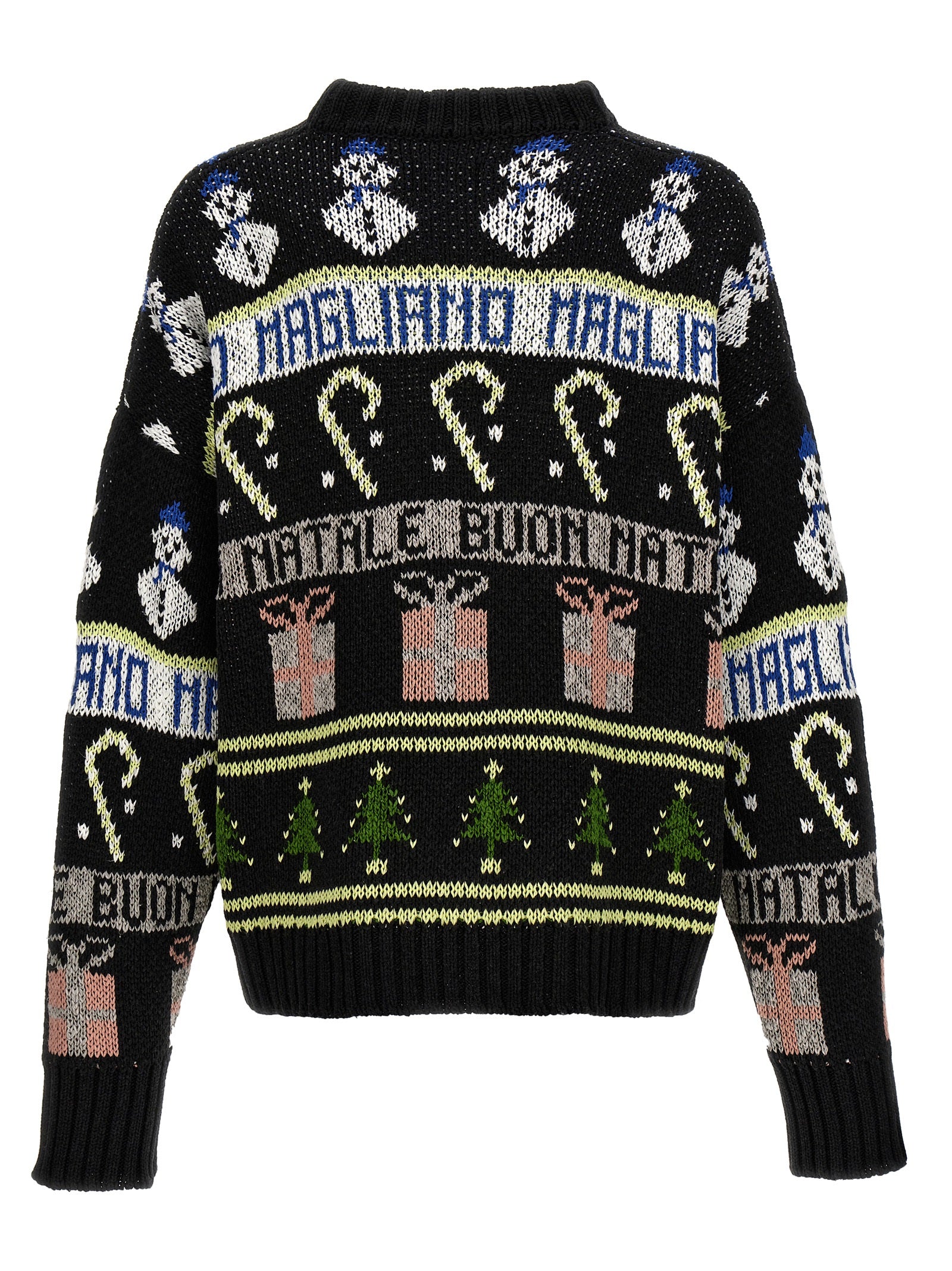 Magliano Schwarzer Baumwollcardigan