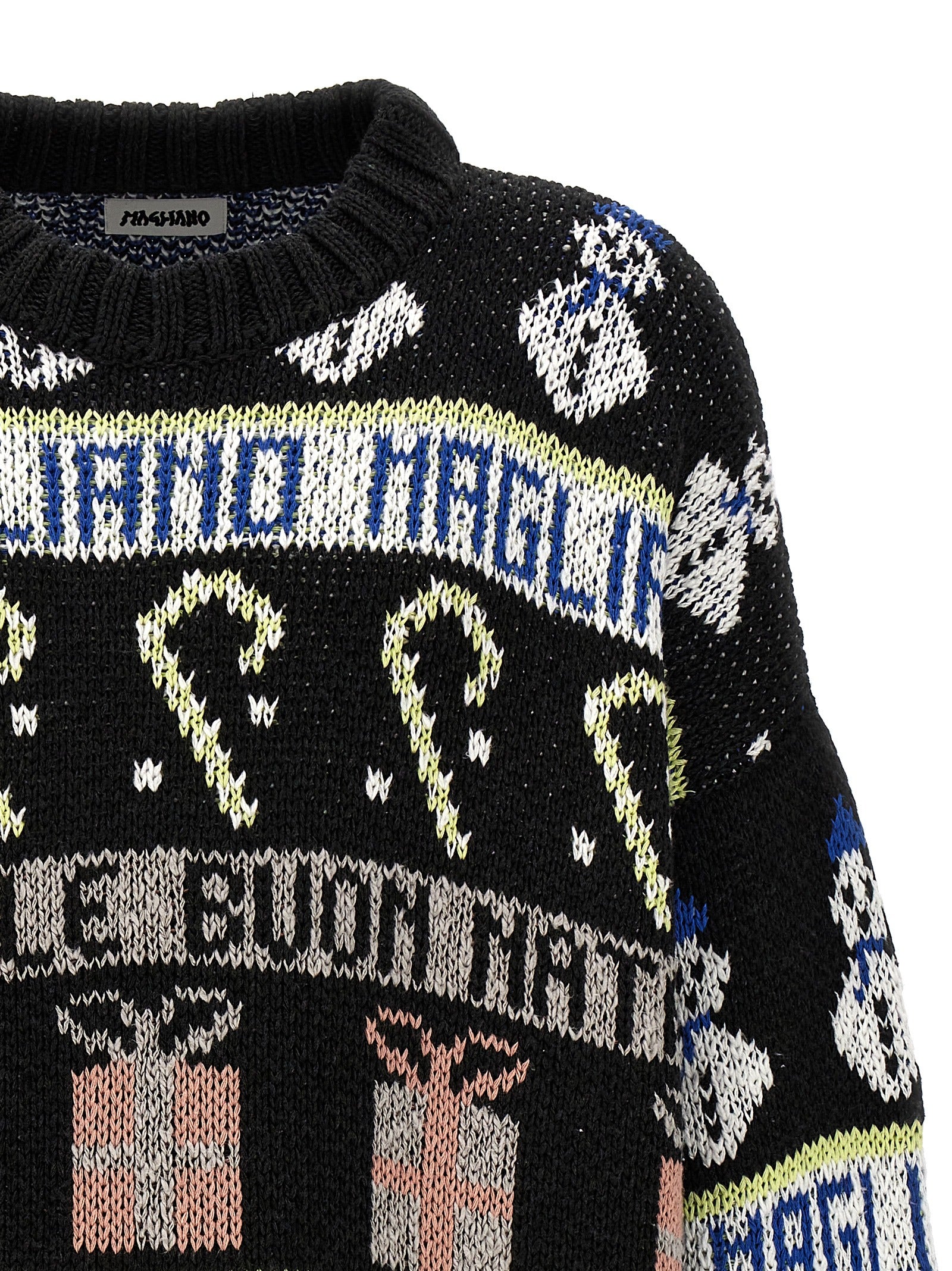 Magliano Schwarzer Baumwollcardigan