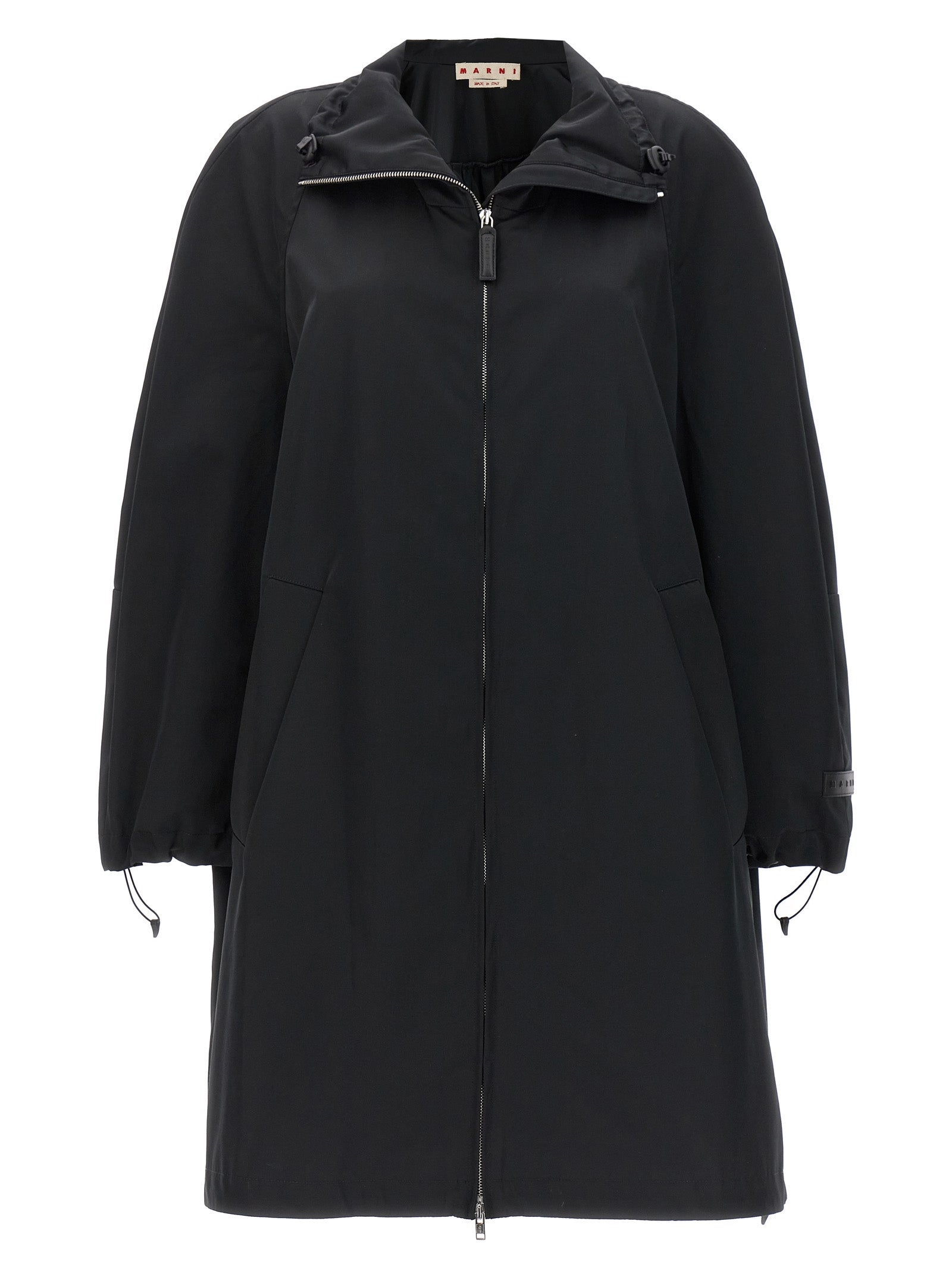 Marni Schwarzer Parka aus Polyester