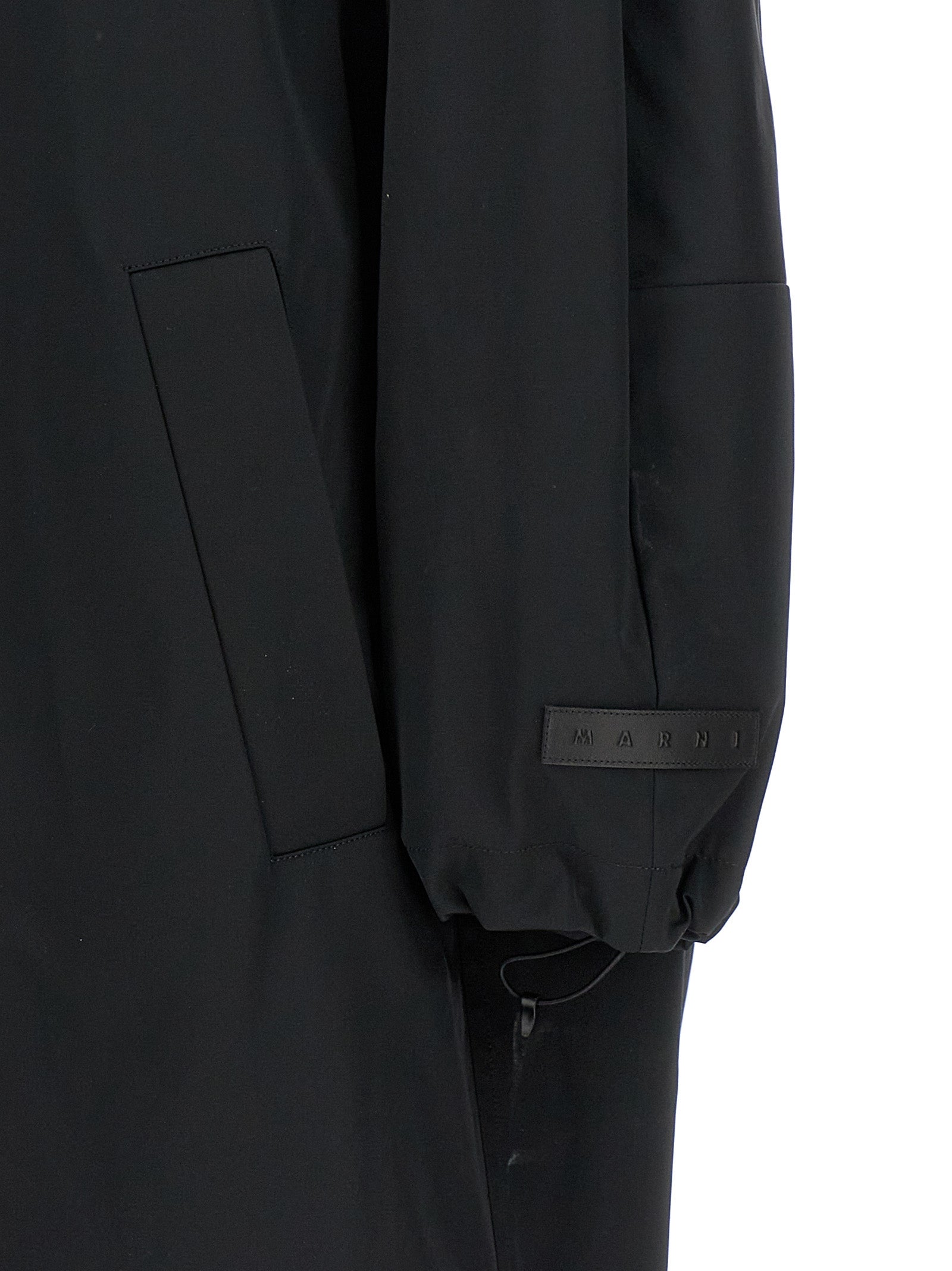 Marni Schwarzer Parka aus Polyester