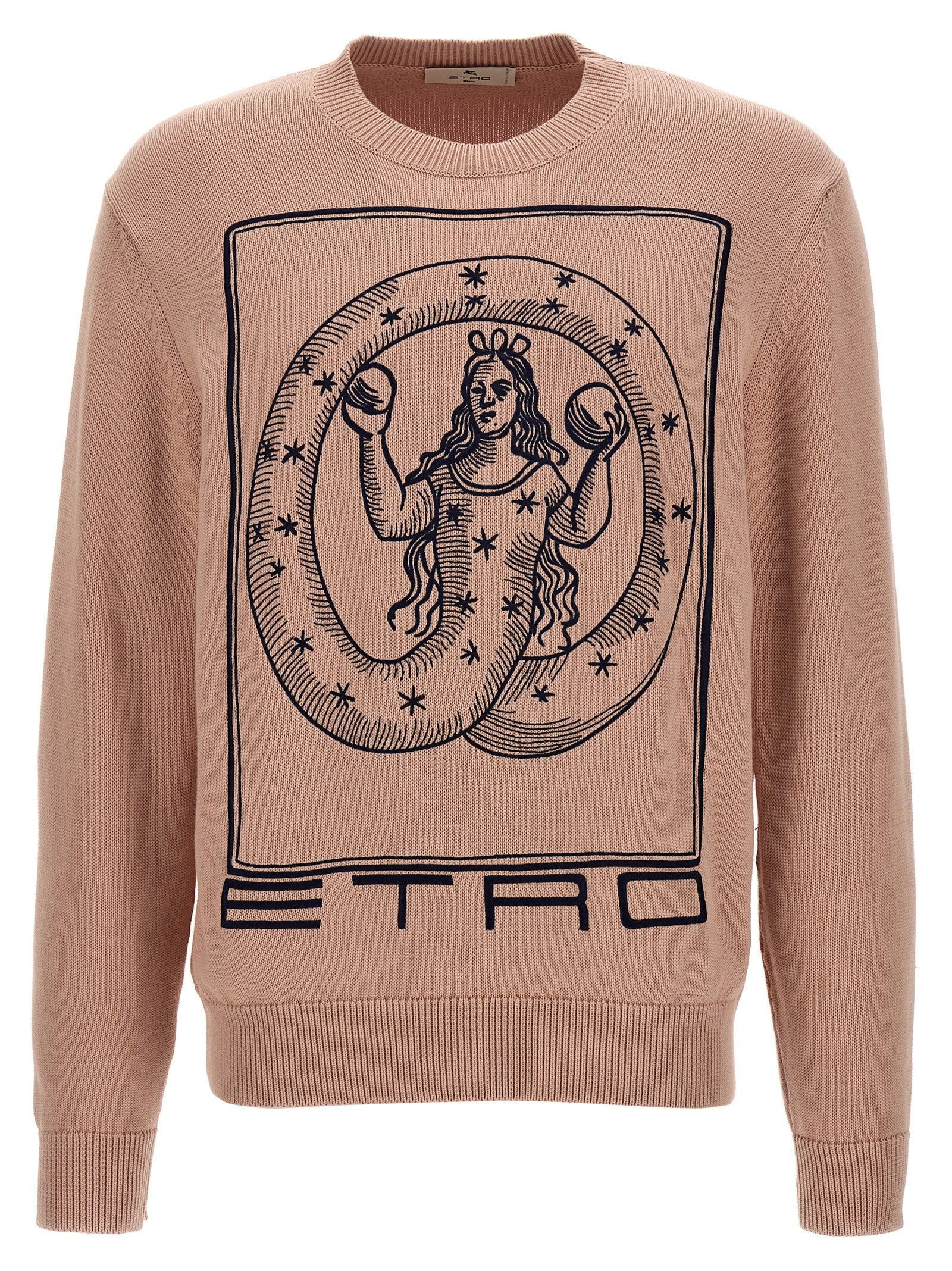 Etro Mehrfarbige Baumwollstrickjacke